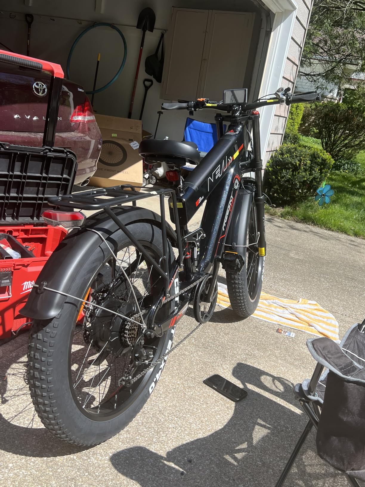 FREESKY 2026 Alaska Pro Dual Battery 48V 45AH 200 Miles 40MPH Electric Bike for Adult, 4000W High-Torque Motor Long Range Fat Tire Ebike, 26