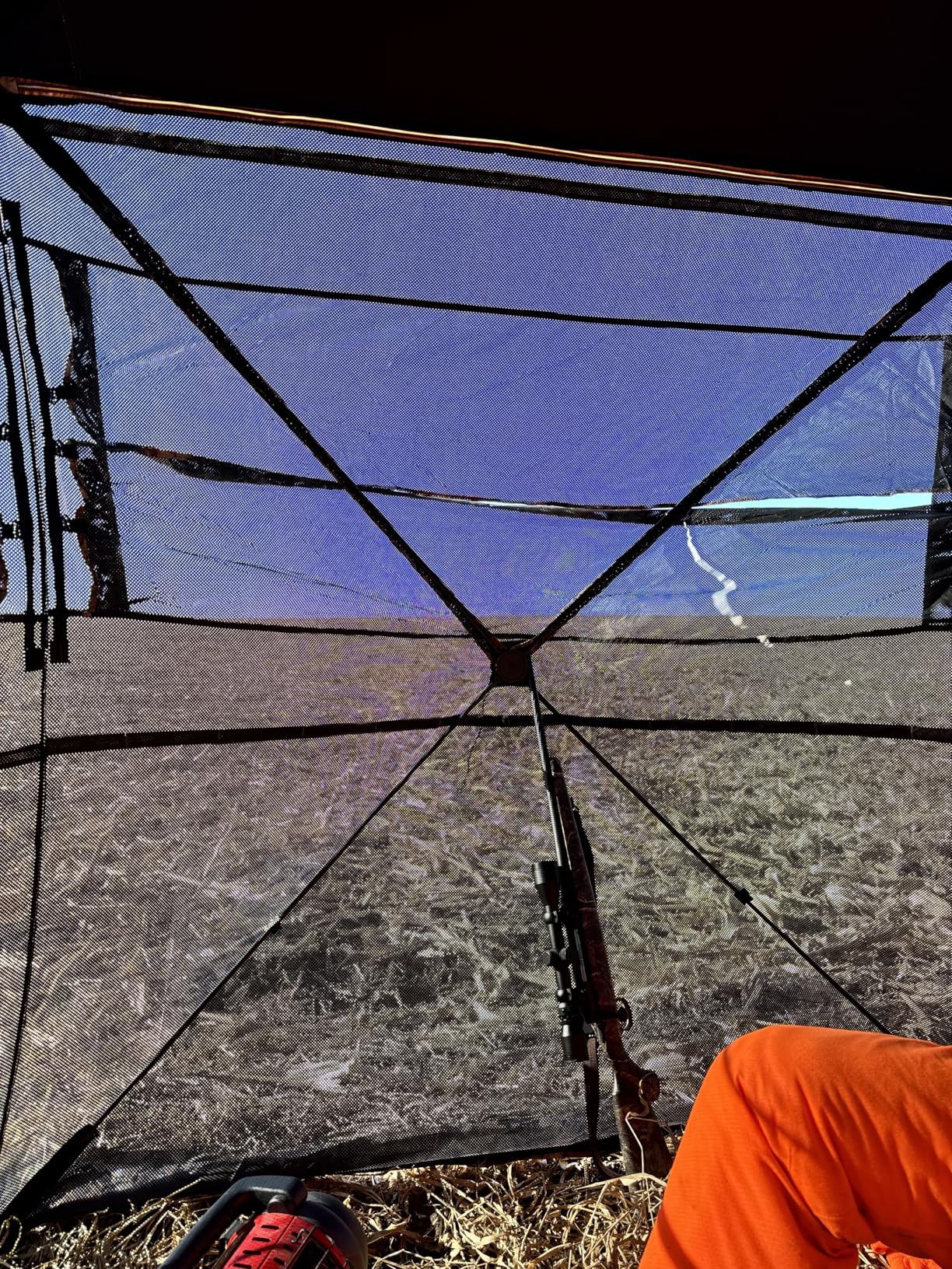 Hunting Blind - 2-3 Person & 3-4 Person 360/270 See Through Ground Blinds for Hunting Deer and Turkey, Pop Up Deer Blind with Single Door/Dual Doors, Portable Carry Bag and Quiet Fast customer photo 2