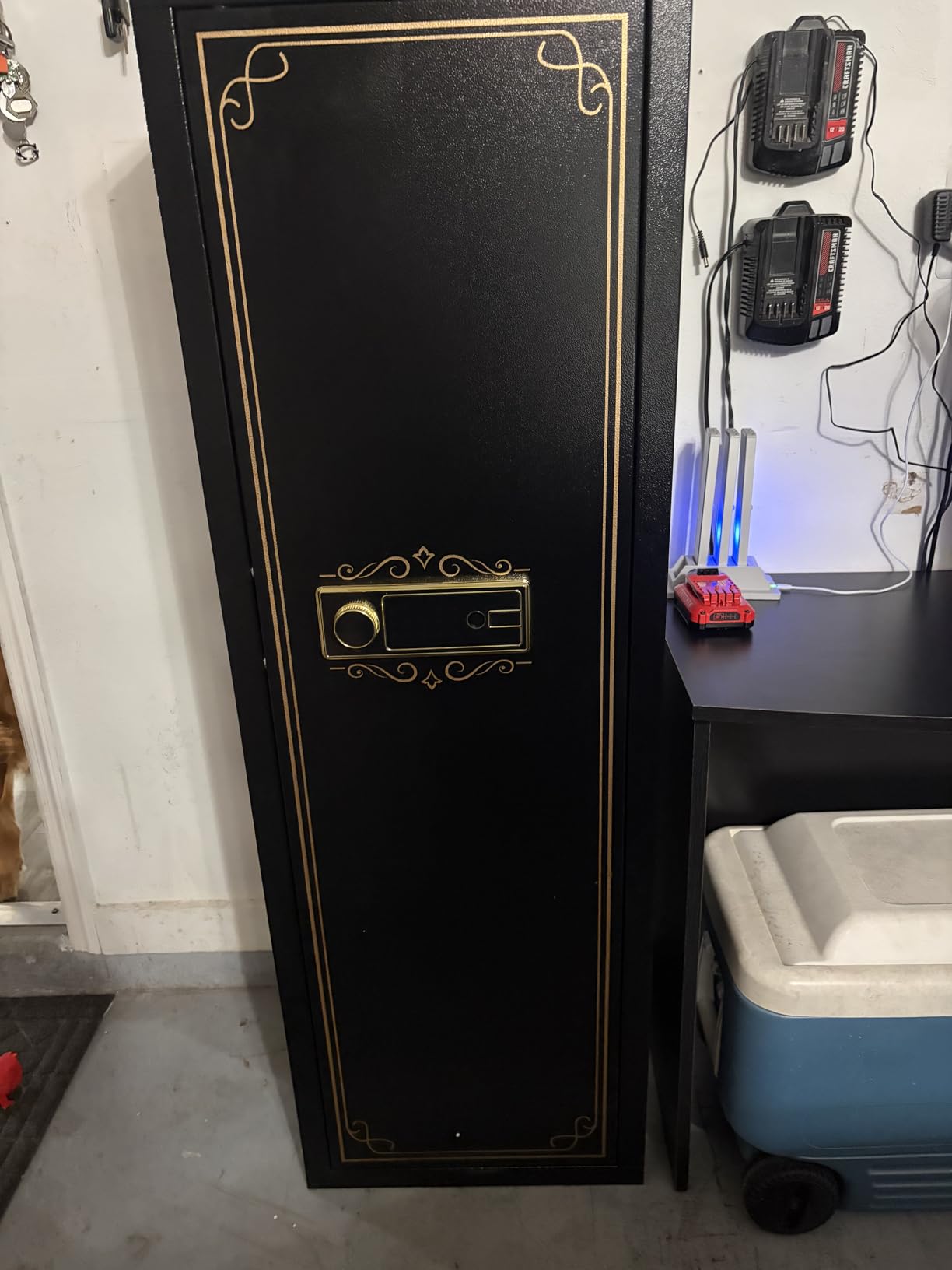 Karini 12-15 Biometric Gun Safe for Rifles and Pistols, Fingerprint Rifle Safes for Home, Large Gun Cabinet for Rifle with Optics or Shotguns customer photo 2