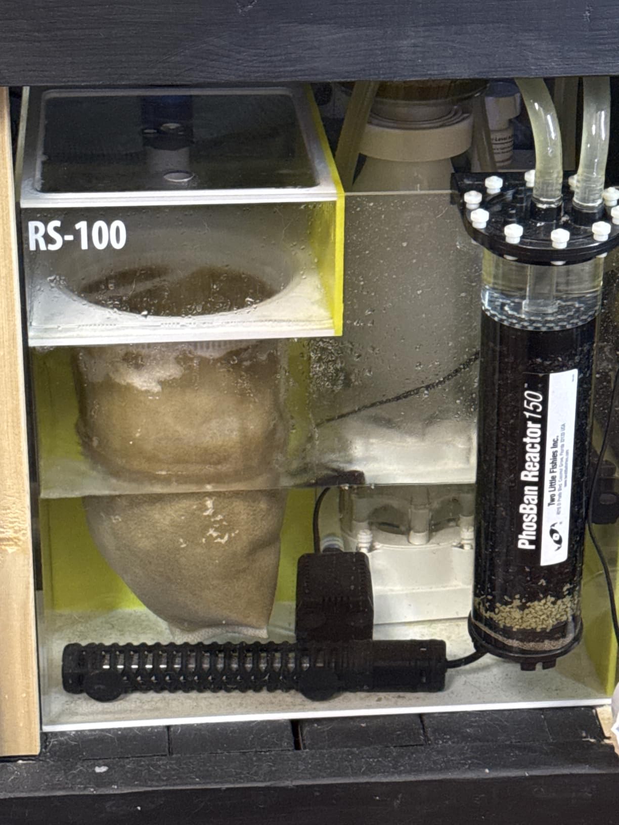 Protein Skimmer for Saltwater Aquariums, for 90-120 Gals Fish Tanks, DC Needle-Wheel Pump, In Sump Use customer photo 1