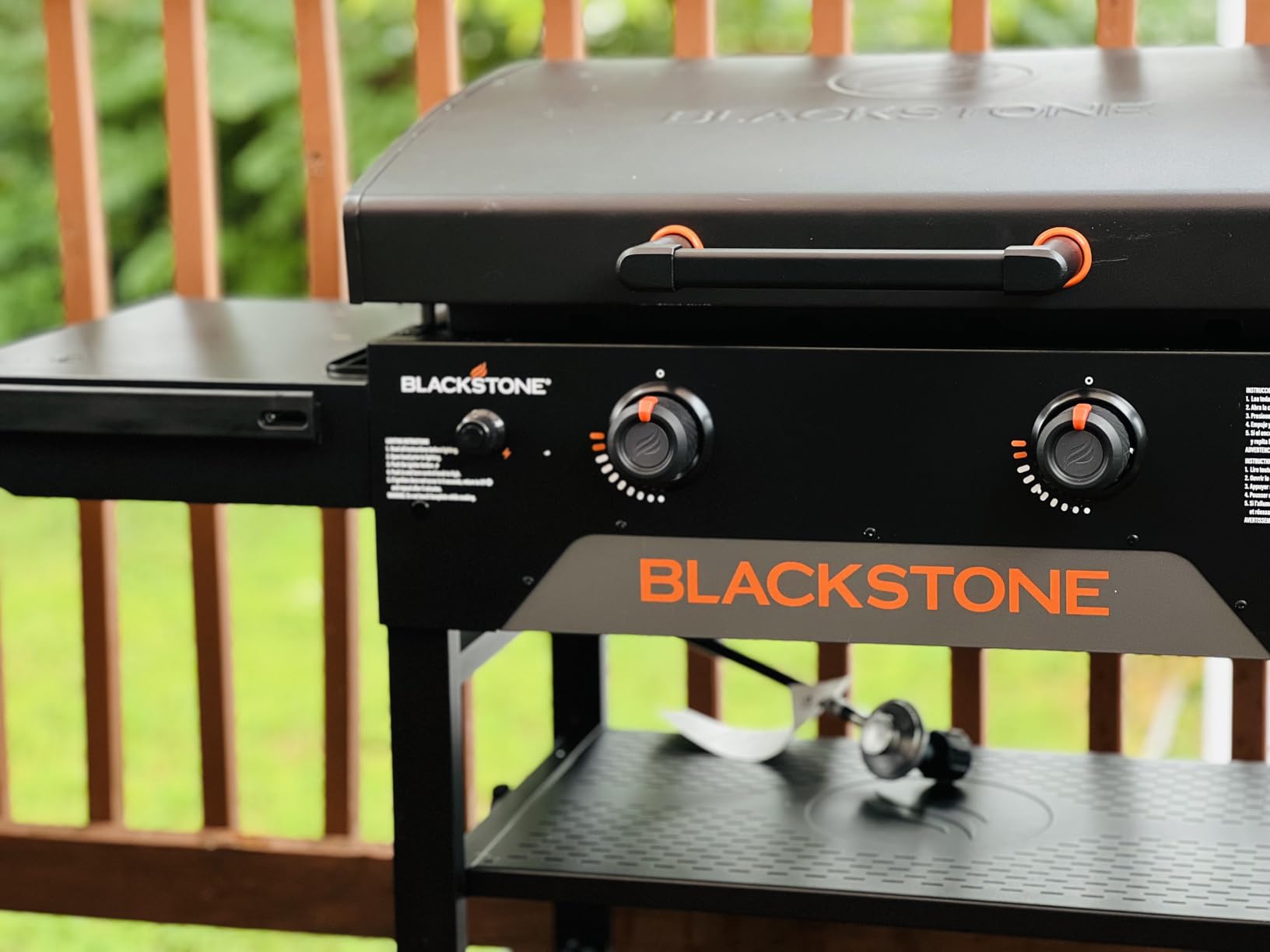 28 Inch Omnivore Griddle with Hood 2367, 2 Burner Portable Outdoor Flat Top Grill, with Seasoning customer photo 1
