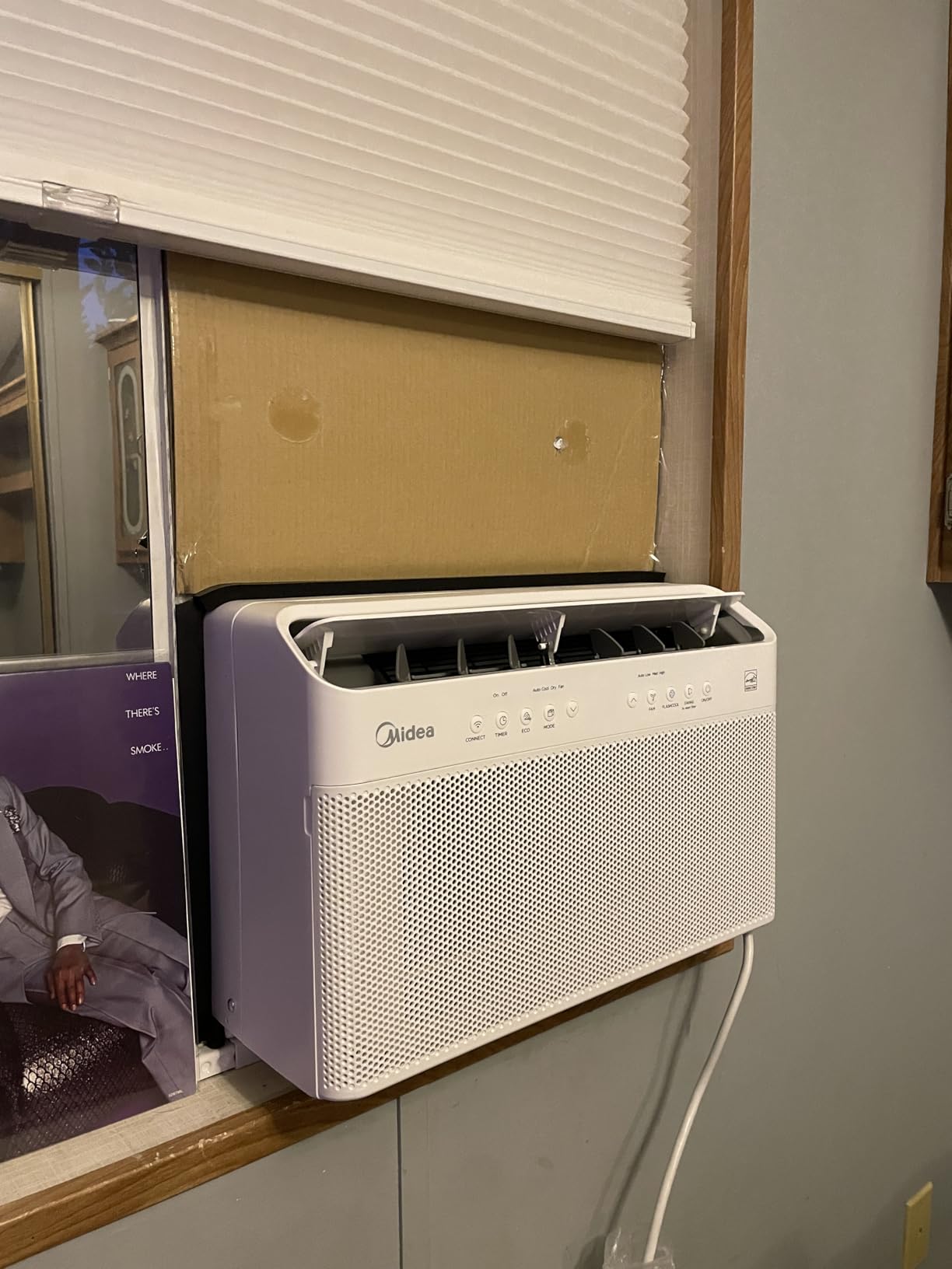 Midea 8,000 BTU U Shaped Smart Inverter Window Air Conditioner - Cools 350 Sq Ft, Ultra Quiet with Open Window Flexibility - Alexa/Google Assistant Compatible - 37% Energy Savings, Remote (Updated) customer photo 2