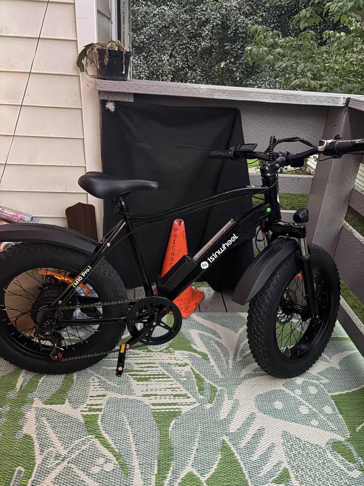 isinwheel M10 Plus & Pro Electric Bike for Adults 1000W Peak Motor, Dual Crown Fork Mountain Ebike 13/10.4 Ah Battery 75 Miles Range, 7 Speed, 20 x 4.0 Fat Tire Adults Electric Bicycles customer photo 1