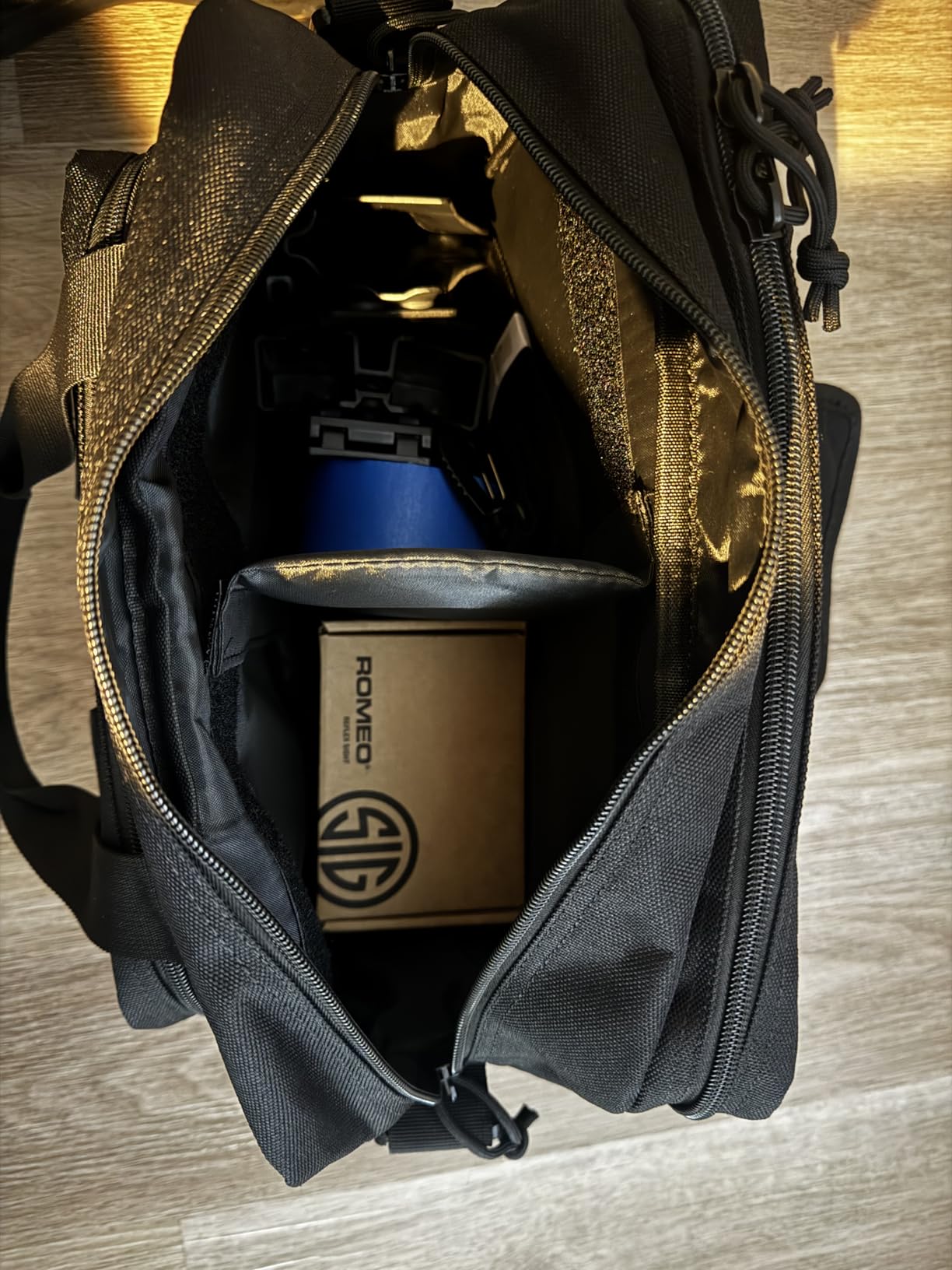 Tactical Gun Range Bag, Pistol Carrying Bag for 2 Handguns and Ammo, Firearm Shooting Case with 6 Magazine Slots customer photo 1