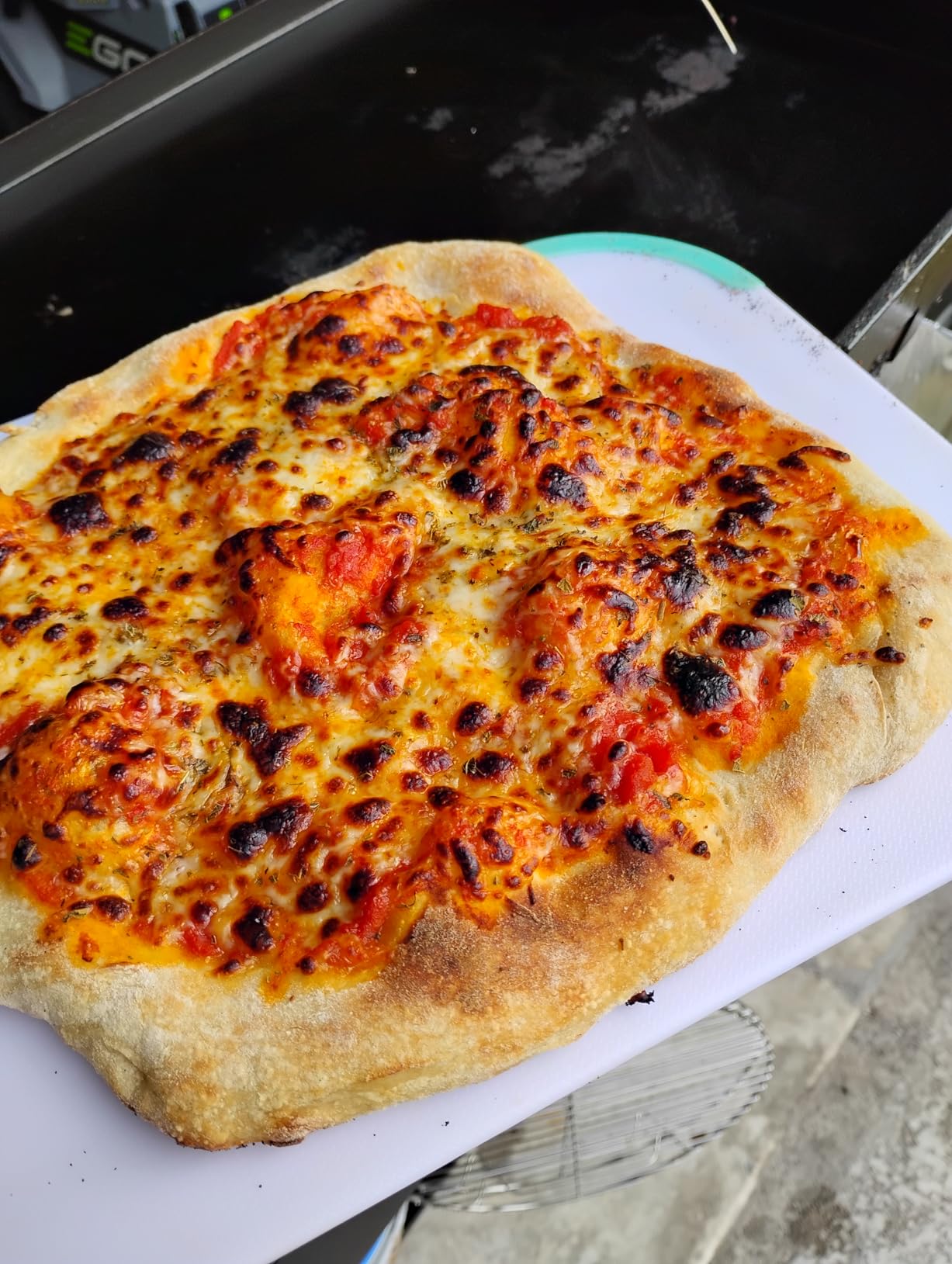 Upgraded indoor Pizza Oven 12 Inch Electric Countertop Pizza Oven with 6 Mode Heats up to 840°F Pizza Maker Pizza Cooker for Home Kitchen, Restaurants, Parties - Stainless Steel customer photo 1