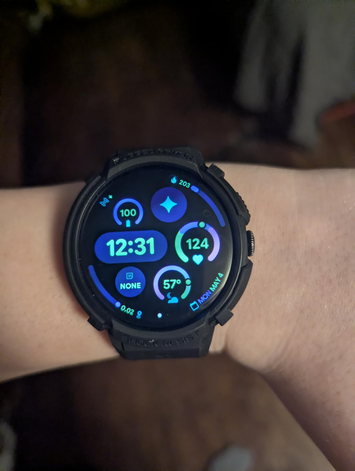 Google Pixel Watch 4 (45mm) - Android Smartwatch with Heart Rate and Sleep Tracking - 40-Hour Battery - Fitness Tracking - Google AI - Matte Black Aluminum Case - Obsidian Active Band - Wi-Fi customer photo 1