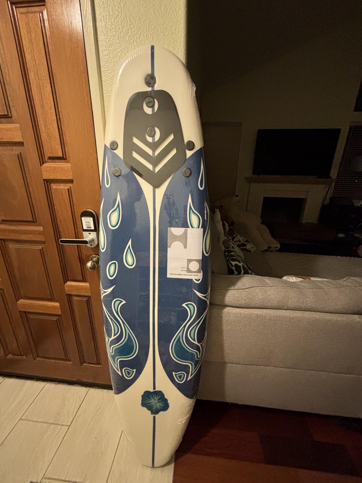 KOTEK 6' Surfboard, Surfing Board with 3 Removable Fins, Safety Leash, EPS Core & EPE Deck, Lightweight Surf Board for Teenagers, Adults, Beginners customer photo 1