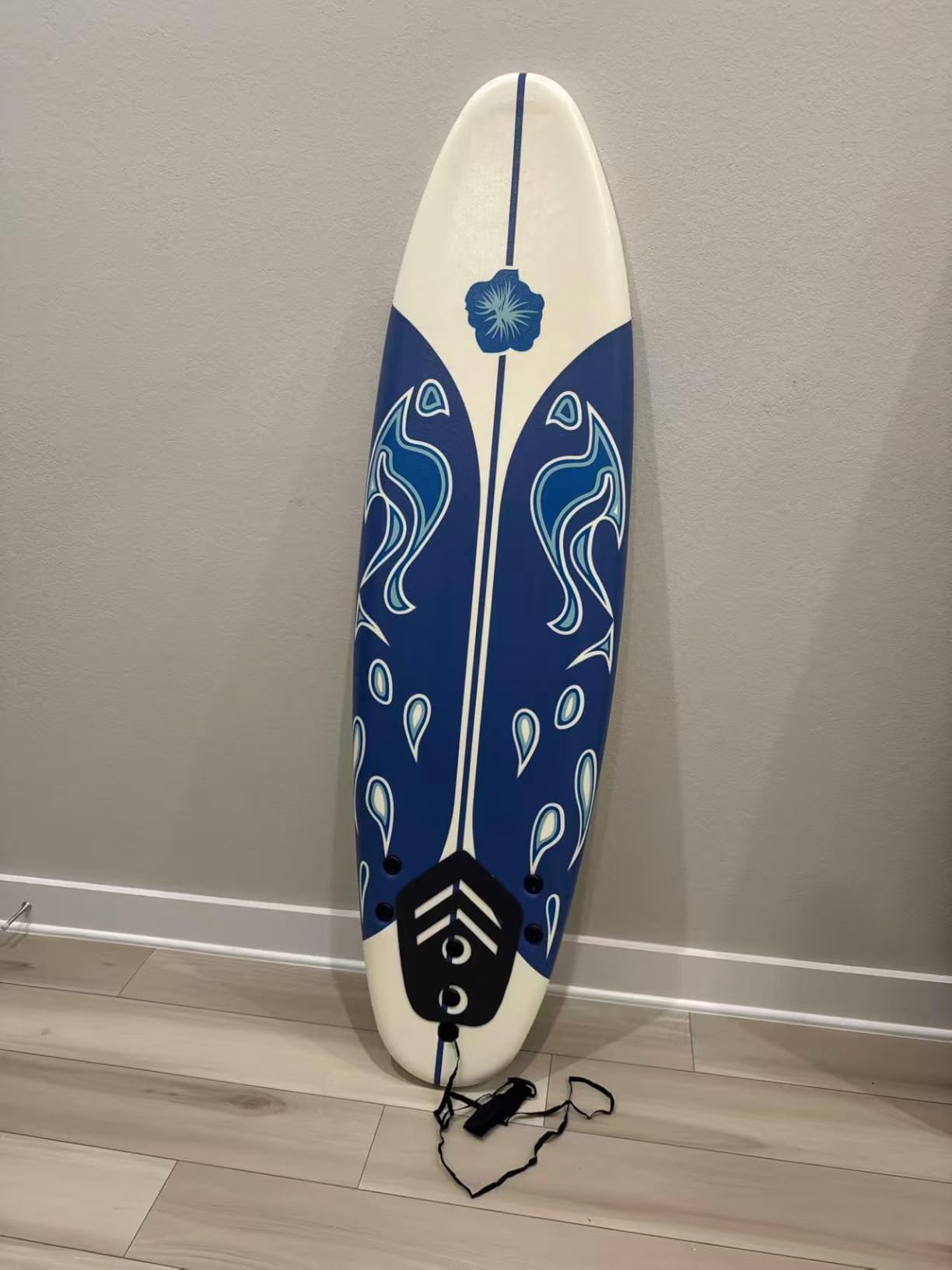 KOTEK 6' Surfboard, Surfing Board with 3 Removable Fins, Safety Leash, EPS Core & EPE Deck, Lightweight Surf Board for Teenagers, Adults, Beginners customer photo 2