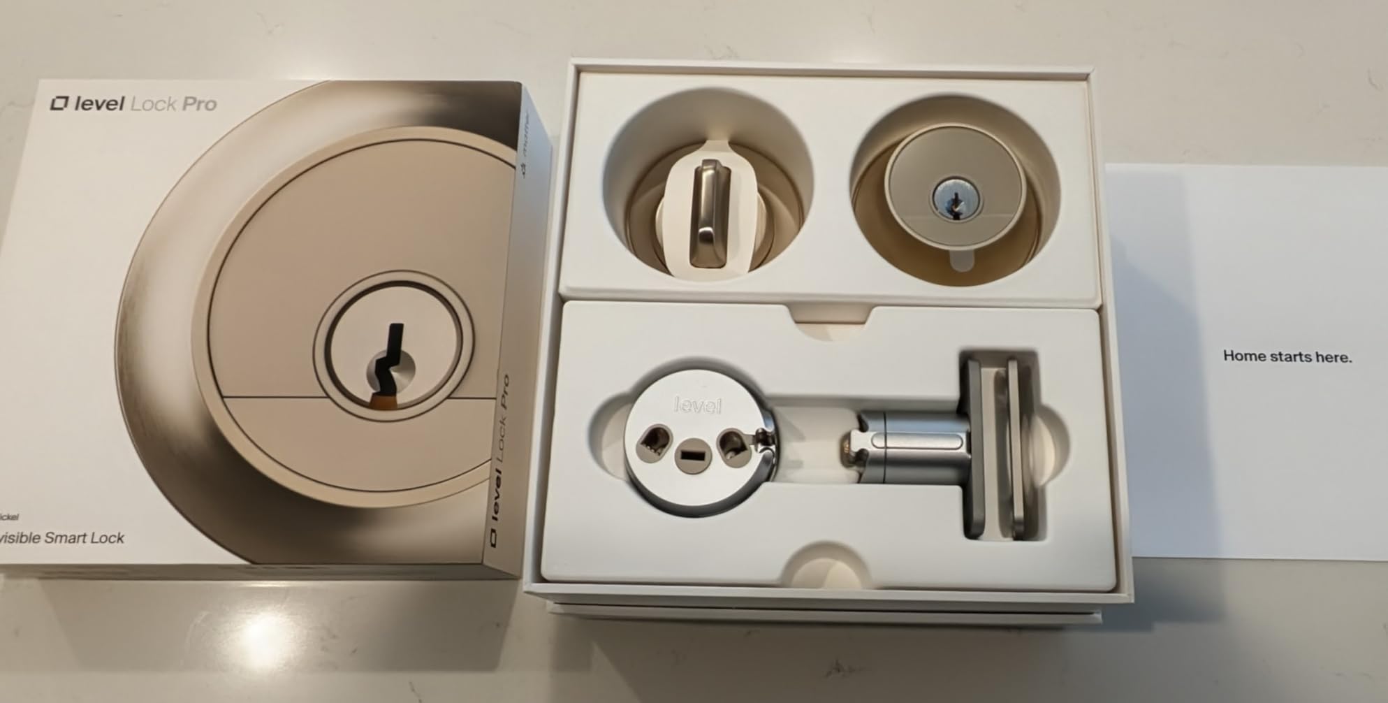 Level Lock Pro - World's Smallest, Fastest, Innovative Smart Lock - Matter-Over-Thread Deadbolt Plus Apple Home Key - Keyless & Remote Access via Apple, Alexa, Google Home, SmartThings (Matte Black) customer photo 2