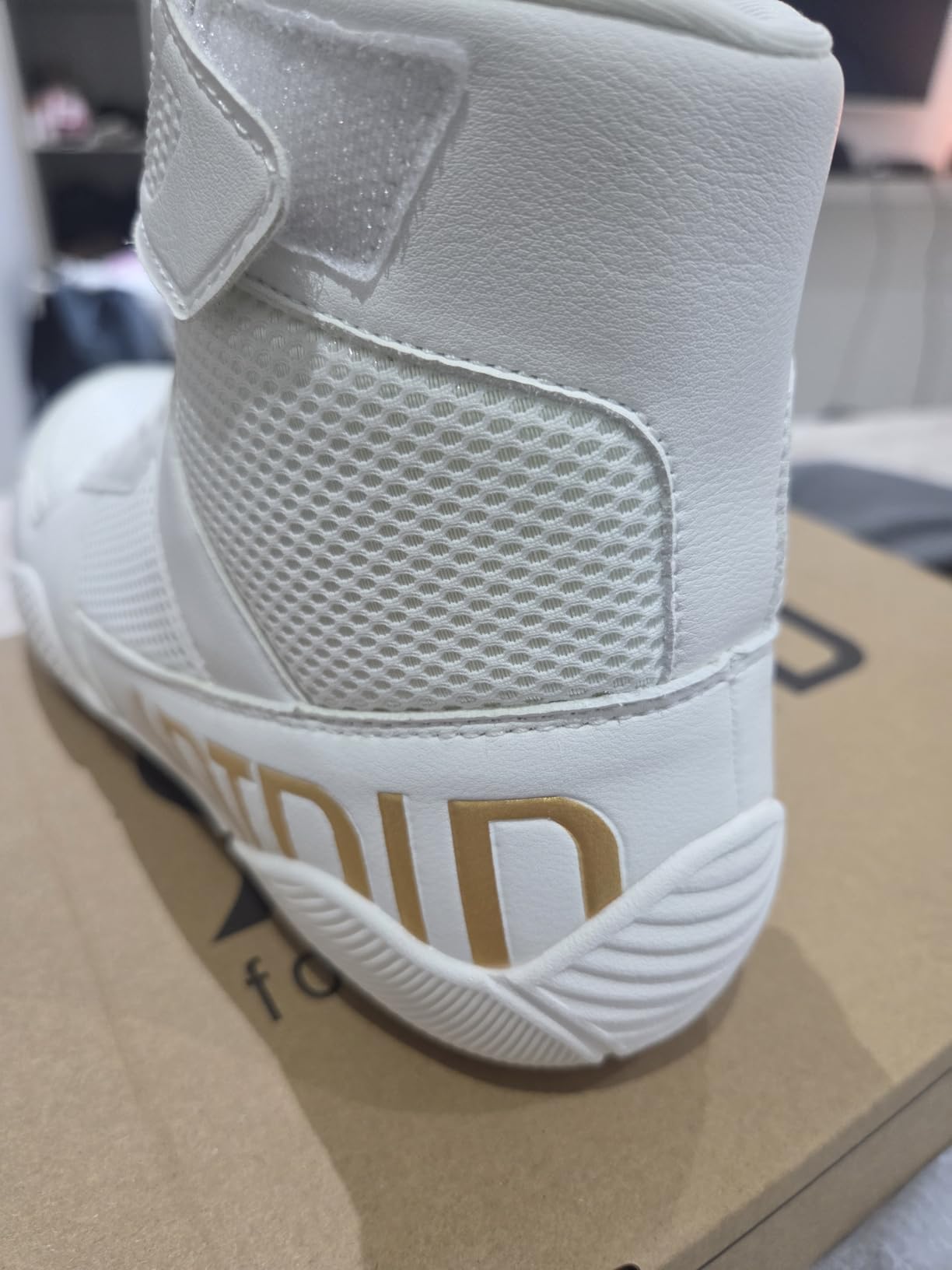 Men's Wrestling Shoes with Lightweight,Sdtdid Boxing Shoes for Gym, Training, Powerlifting,Etc. customer photo 1