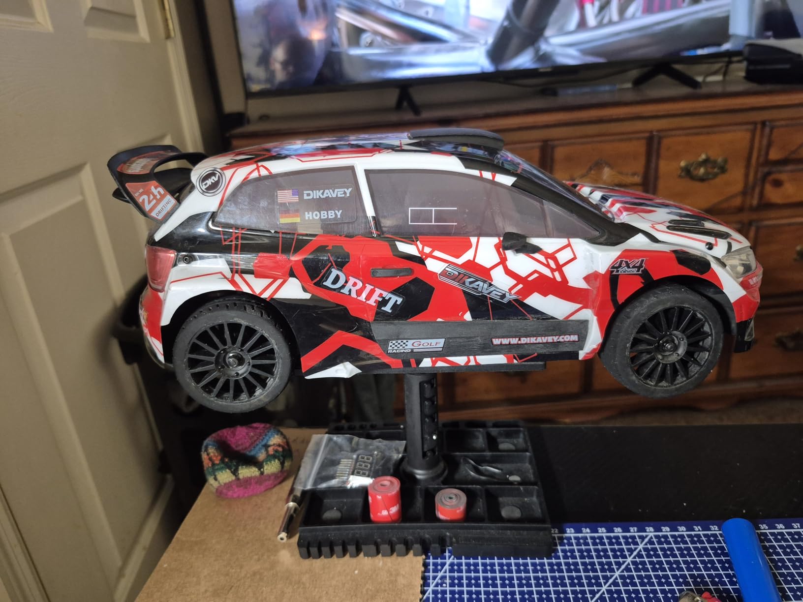 1:12 RC Rally Car Fast Max 50 MPH,Drift Car with Gyro 4X4,Brushless Fast RC Cars with 3S 2200 mAh Battery,1/12 Remote Control Cars for Adults for 4WD,for Racetrack & Mud-Red customer photo 2