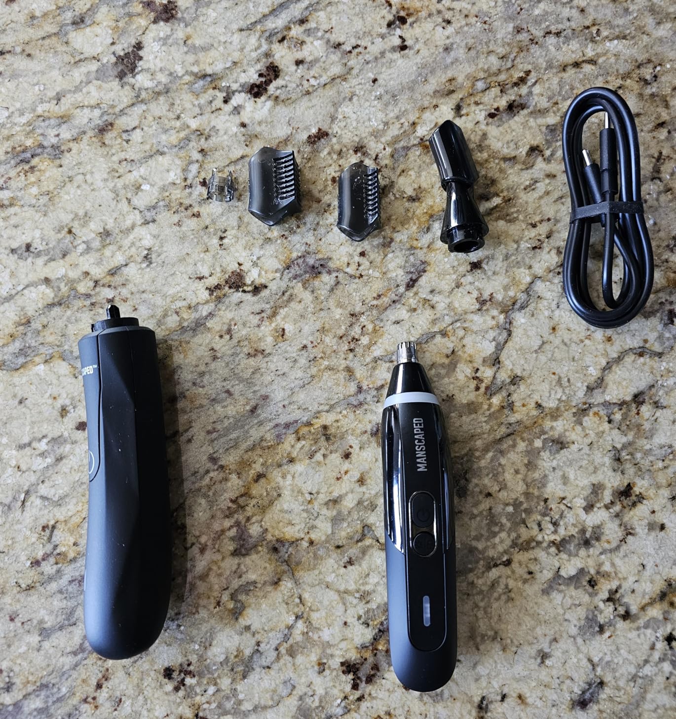 MANSCAPED Weed Whacker 3.0 PRO - Men's Electric Nose, Ear & Eyebrow Hair Trimmer - SkinSafe Dual-Head System, LED Spotlight, Waterproof, Rechargeable, Travel Lock customer photo 1