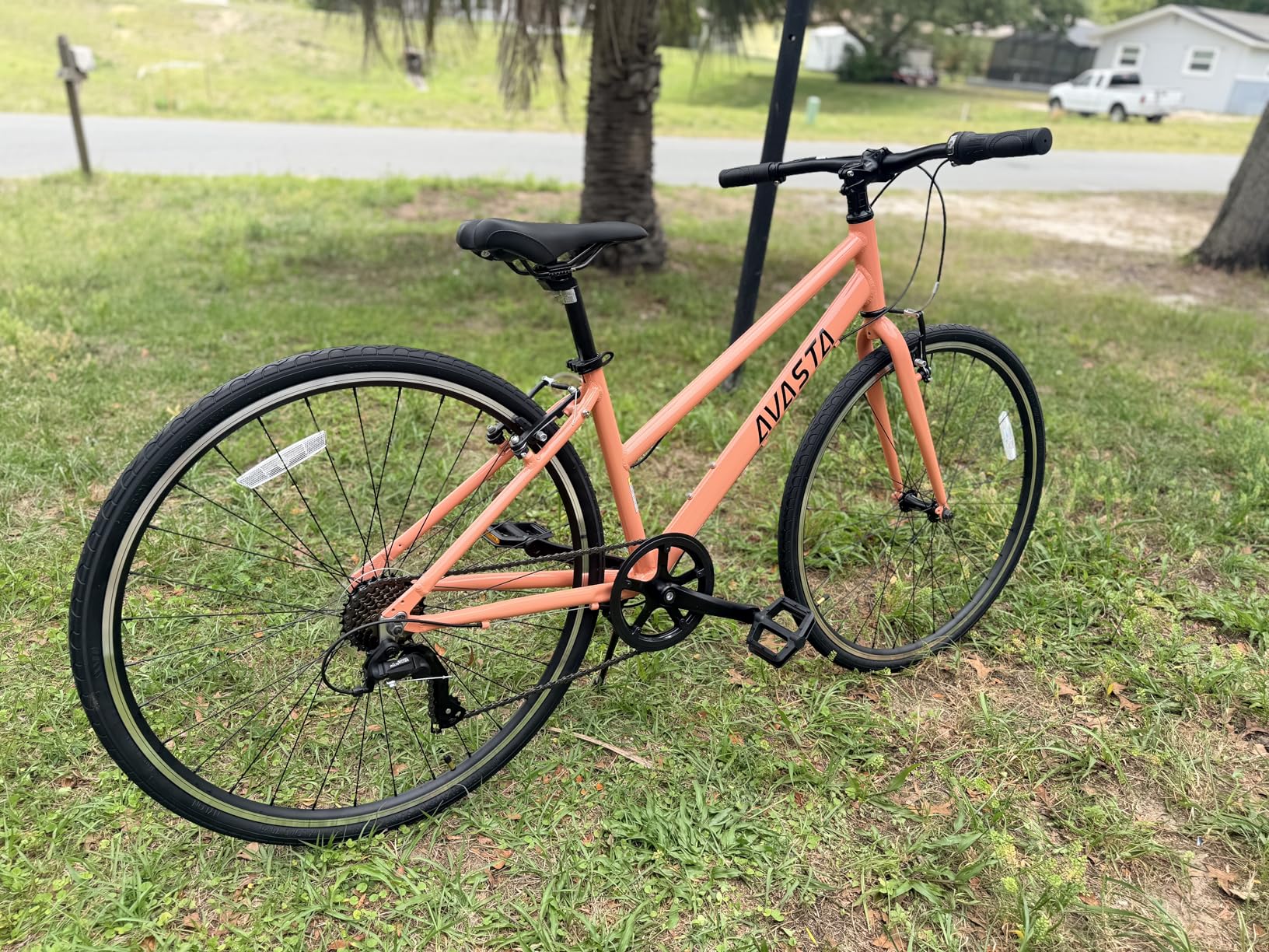 AVASTA Populus 700C Road Bike for Women, Step Through Aluminum Alloy Frame, 7-Speed Drivetrain, with Kickstand customer photo 1