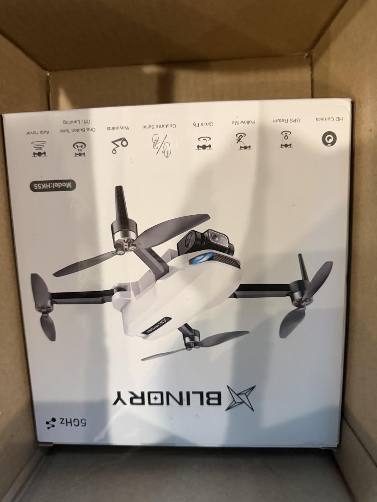 GPS Drone with Camera for Adults, 2K HD GPS Drones with Auto Return, Follow Me, Circle Fly, Waypoint Fly, Optical Flow, Brushless Motor, Foldable 5G Transmission FPV Quadcopter customer photo 2