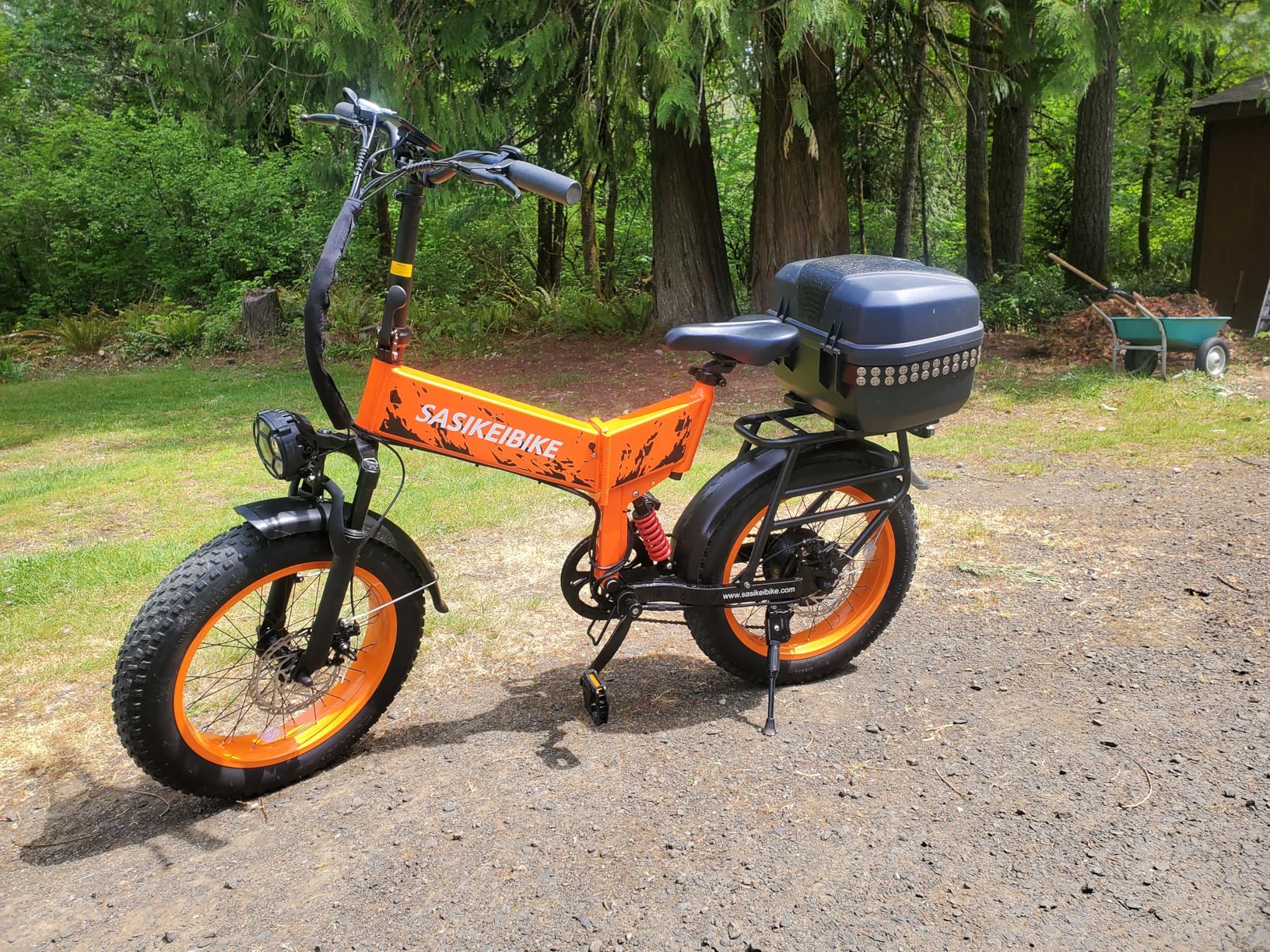SASIKEIBIKE 1500W Folding Electric Bike for Adult, 52V20Ah Removable Battery Ebike with 70Mile Max, 20