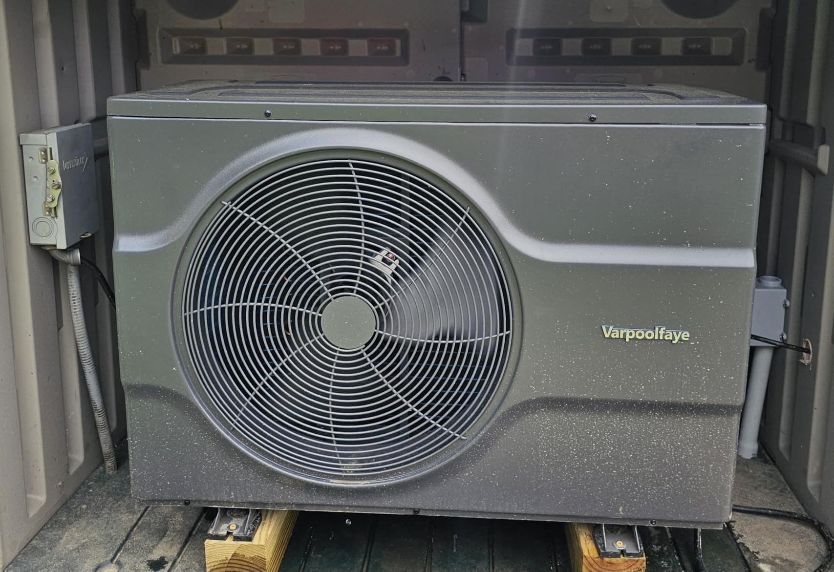 58000 BTU Inverter Air-Source Swimming Pool Heat Pump 17000 Gallon Electric Pool Heater for Above and Inground Pool Energy Save 45% WiFi App Control 220V/60Hz customer photo 2