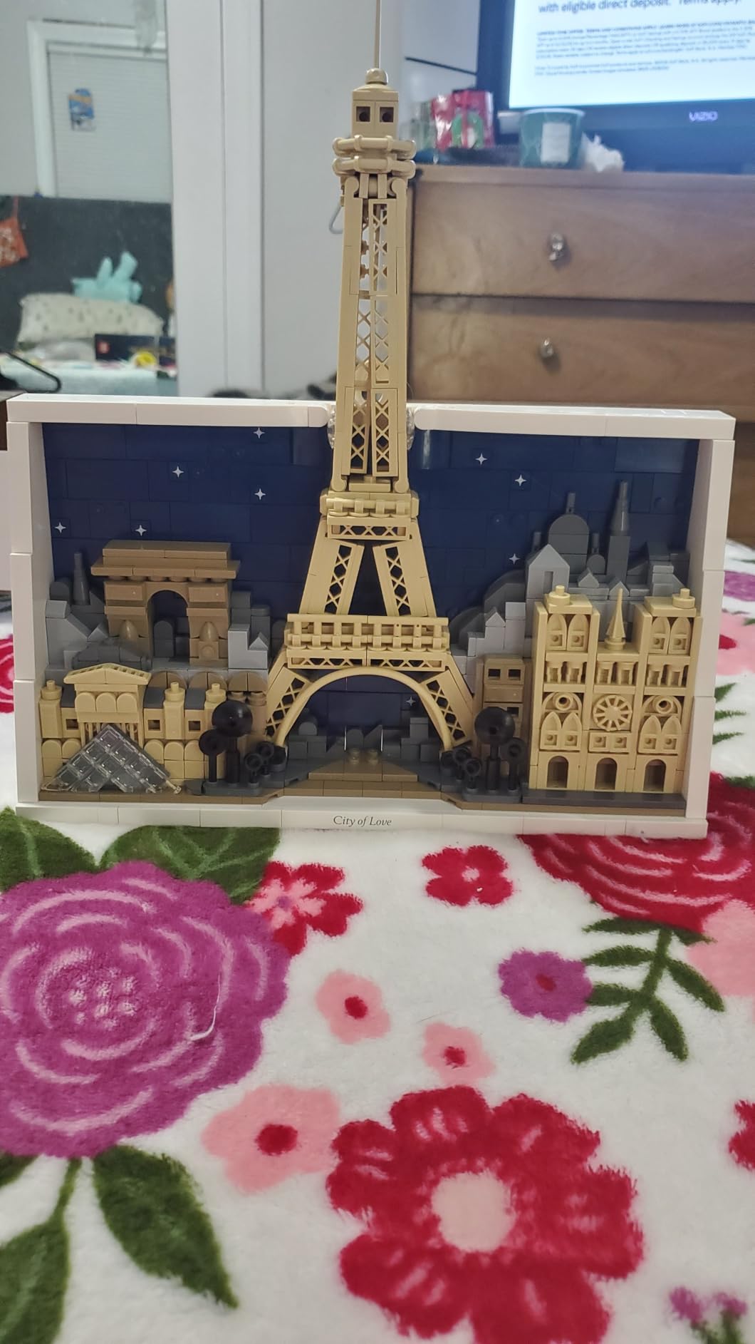 LEGO Architecture Paris - City of Love Building Set for Adults - Gift for Birthdays - Office or Bedroom Decor for Women & Men, Ages 18+ - W/Frame for Display - 21064 customer photo 2