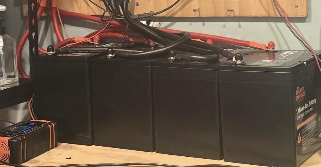 12V 100Ah LiFePO4 Lithium Battery, BCI Group 24 Deep Cycle Solar Battery with Low-Temp Protection, 100A BMS, 1280Wh, 15000 Cycles, 10-Year Lifespan for RV, Marine, Trolling Motor, Marine, Solar Use customer photo 1