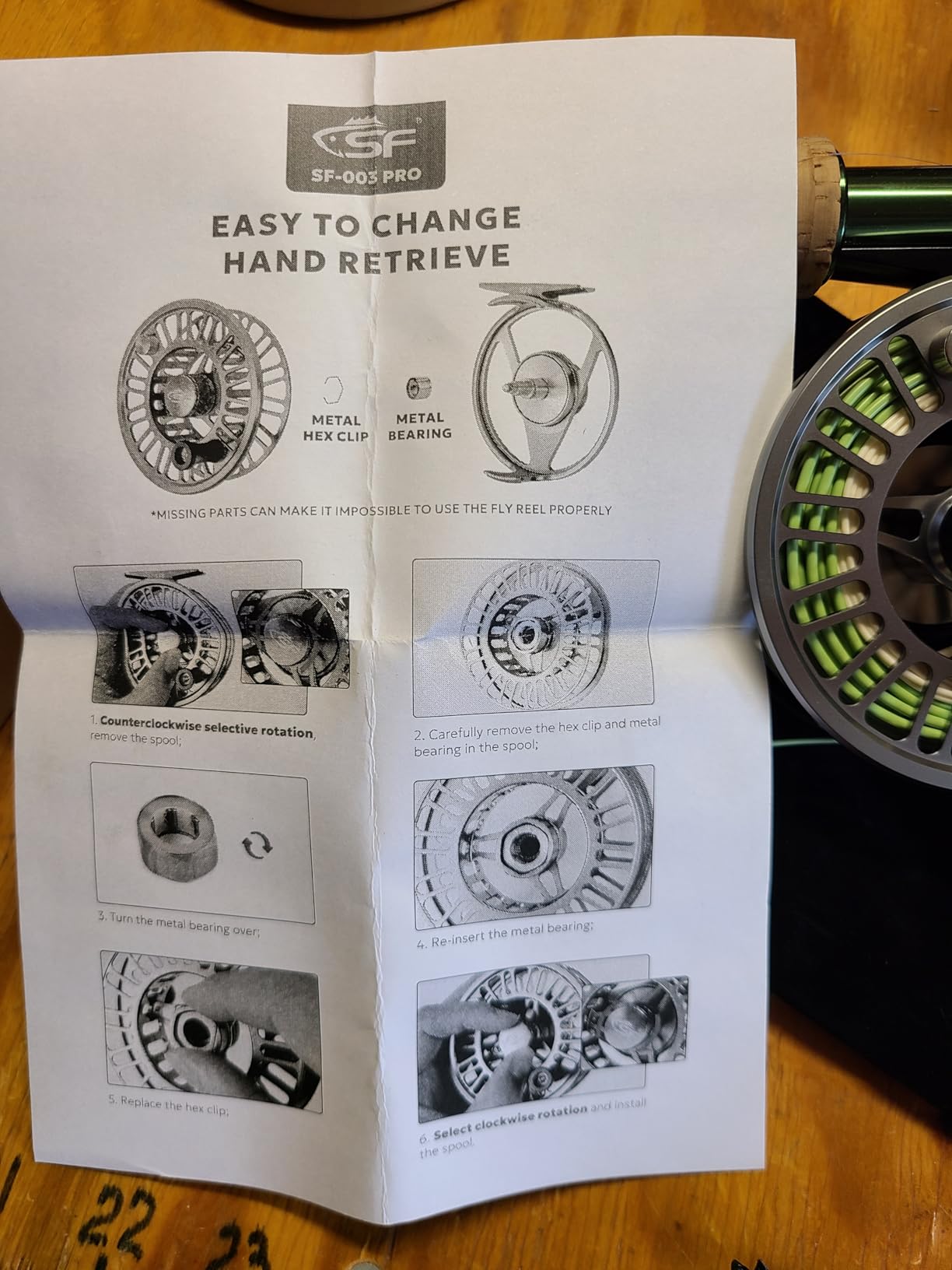 SF SF-003 Pro Fly Fishing Reel for Freshwater, CNC Precision Machining Process, Mid Arbor Design, Smooth Drag System, Lightweight Aluminum Body customer photo 2