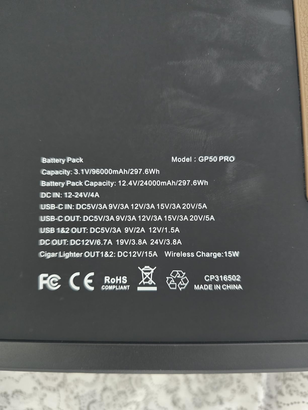 EASYLONGER ES960 CPAP Battery Backup 297.6Wh LiFePO4, Multi-Night CPAP Power Supply for AirSense 11/10, AirCurve 10/11, AirMini, DreamStation/2 customer photo 1