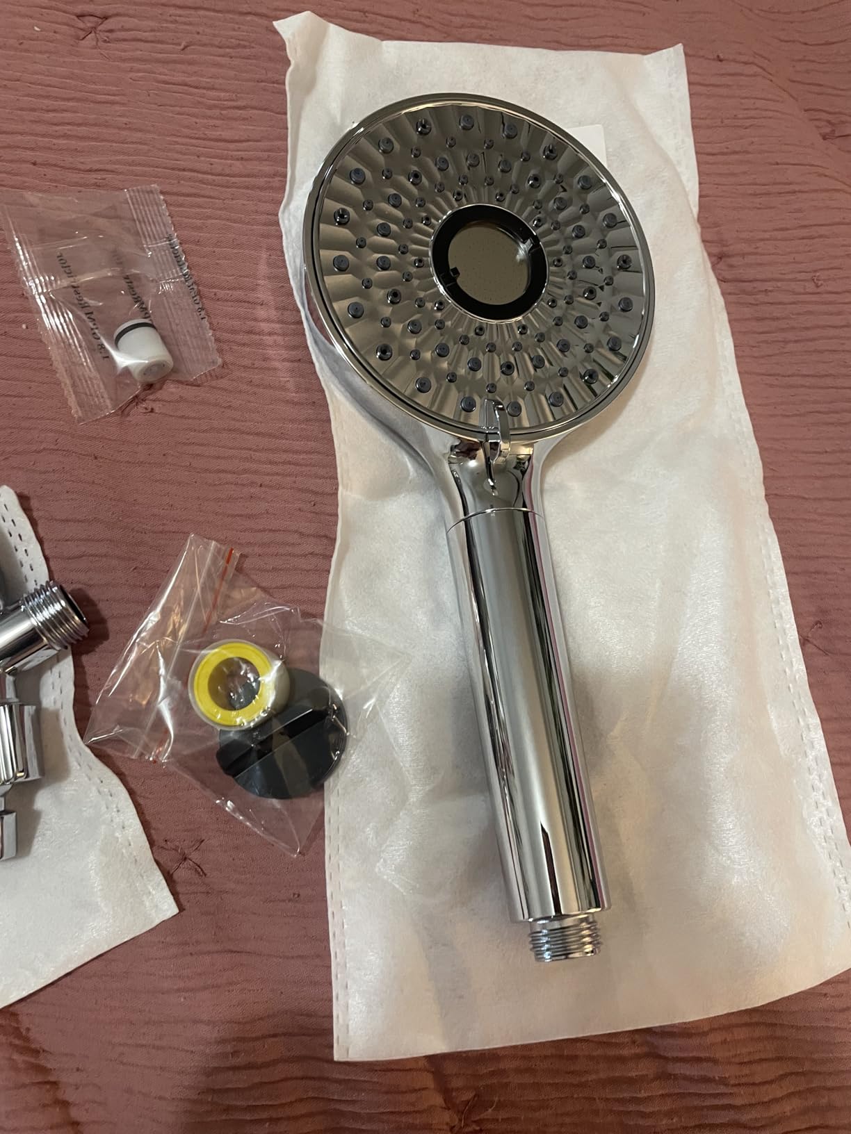 Magichome Filtered Shower Head with Handheld, High Pressure 10-Spd Detachable Chrome Showerhead with Stainless Hose, Water Softener Filter Beads for Hard Water - Remove Chlorine, Reduce Dry Itchy Skin customer photo 2