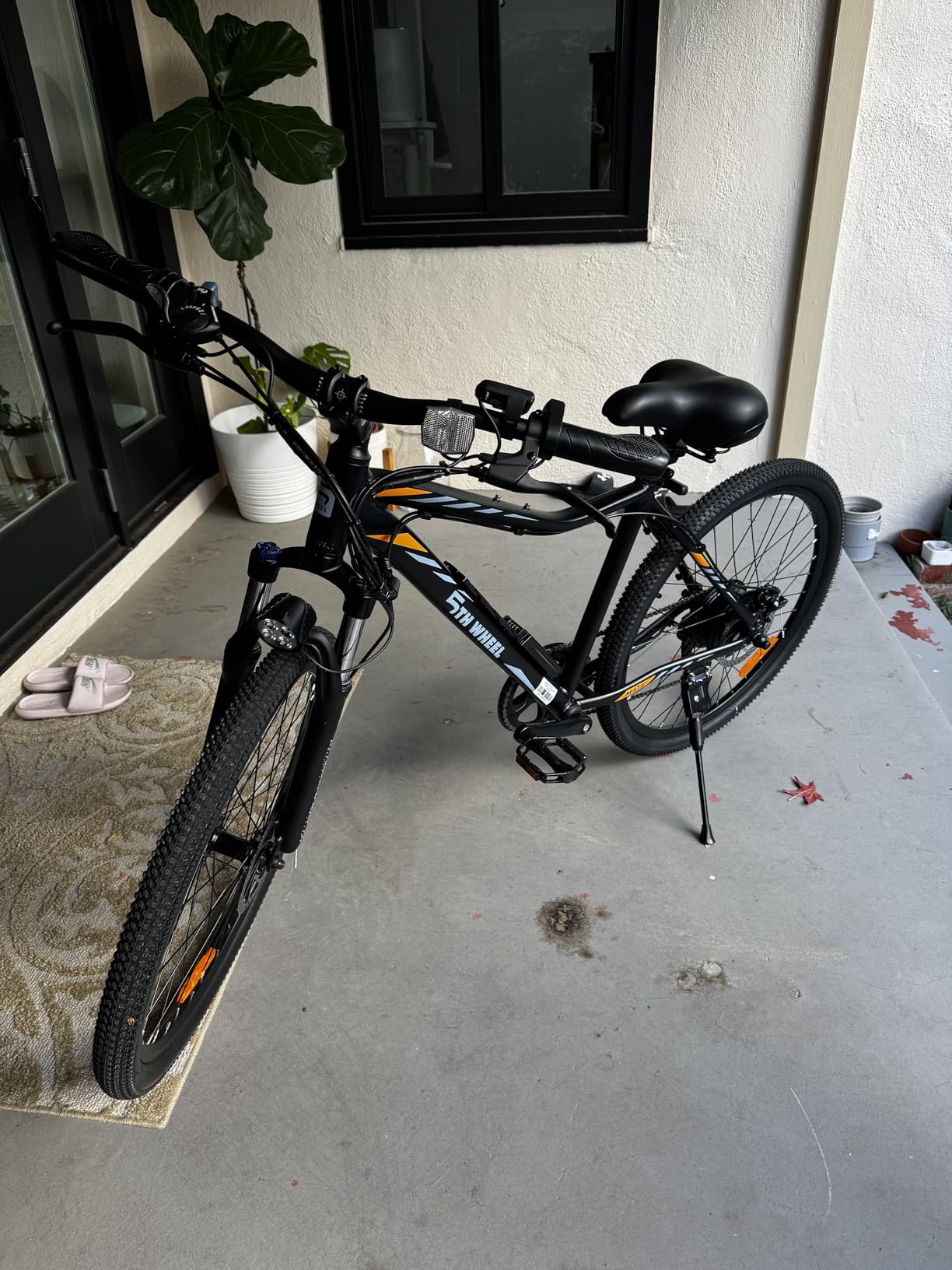 5TH WHEEL Mate Electric Bike for Adults, 1000W Peak Motor, 23MPH Top Speed, 468WH Removable Battery, 26 inch Commuting & Mountain E-Bike with Color LCD Display, 7-Speed Gears & Adjustable Stem Bicycle customer photo 2