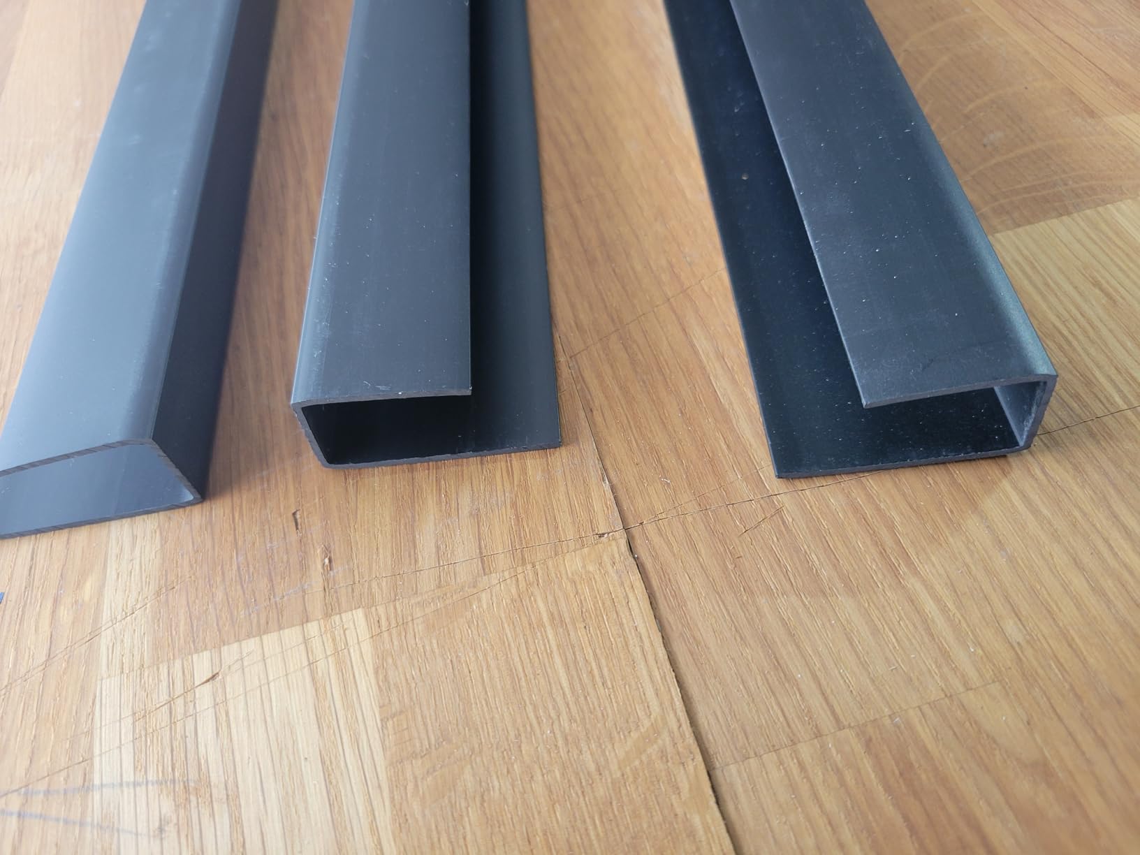 Yuzzy Slat Wall Paneling 4 x 8ft, Garage Slatwall Panel Wall Storage Systems, Heavy Duty PVC Garage Wall Organization (Black) customer photo 2