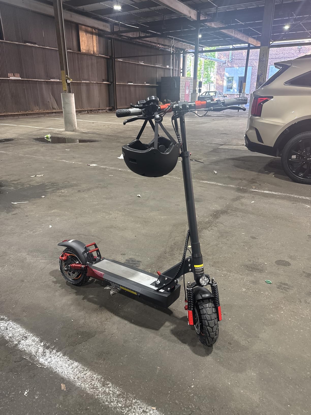 M4 Electric Scooter for Adults Escooter with Seat Off Road E Scooter 25-30mph Fast 300 Lbs+ Heavy Duty Electric Scooters Long Range 31 Miles All Terrain Foldable for Teens Commuting customer photo 2
