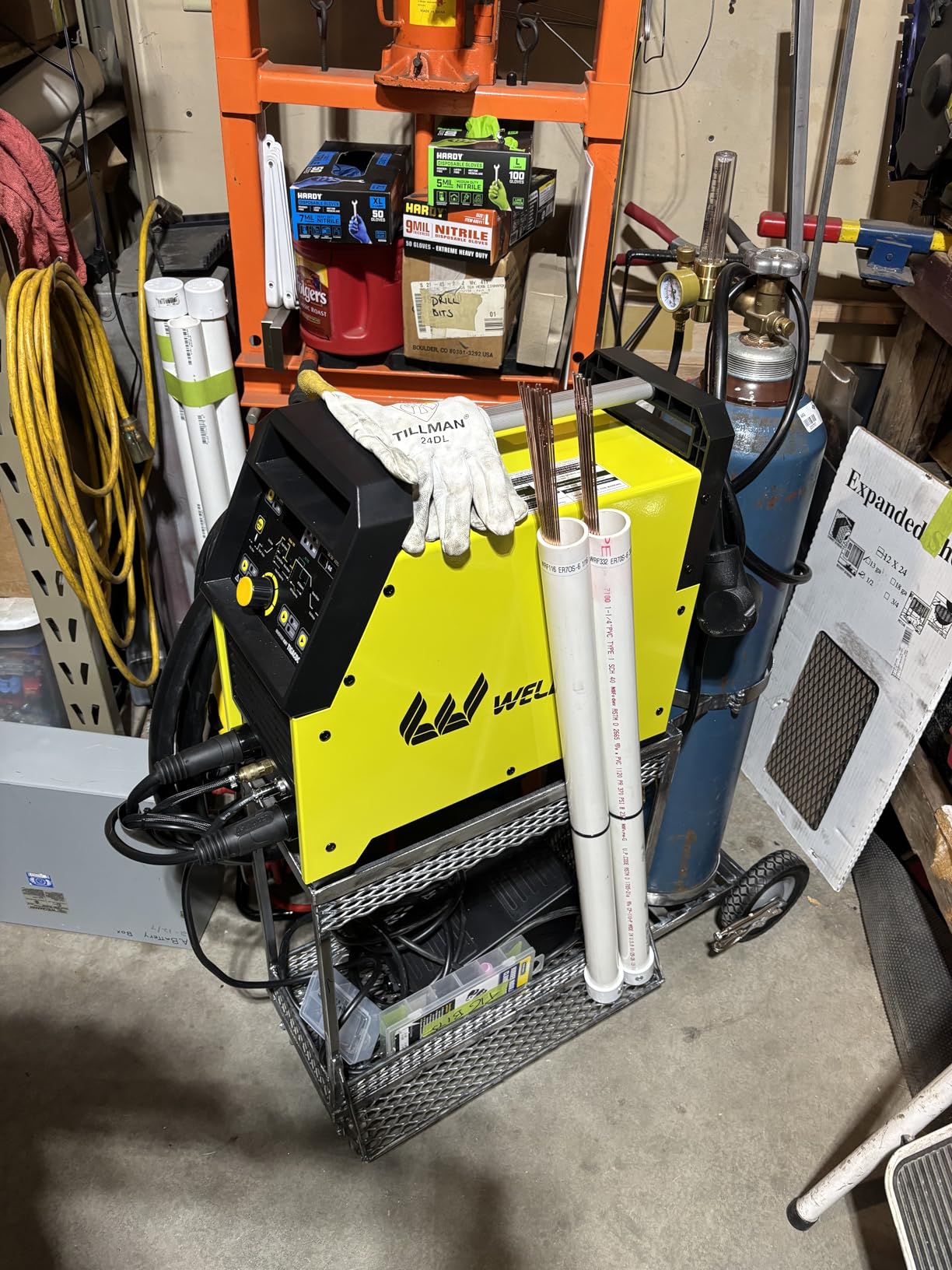 Weldpro 200A AC/DC TIG Welder with Pulse, 110V/220V Dual Voltage Aluminum TIG Welder, AC TIG/DC TIG/AC PULSE TIG/DC PULSE TIG/Stick 5 in 1 Multiprocess Welding Machine with TIG Torch & Foot Pedal customer photo 1