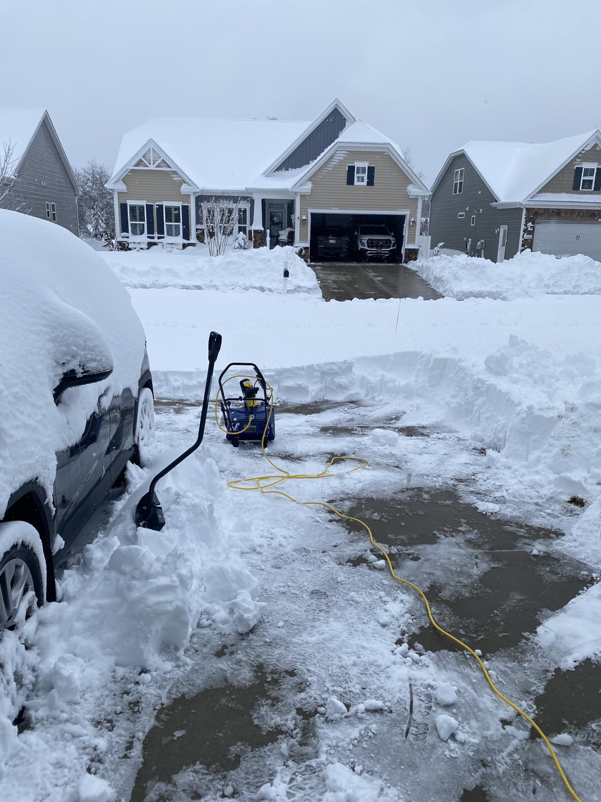 Westinghouse WSnow18D Corded Snow Blower 18-inches Wide, Dual LED Lights, Electric Snow Blower with 25ft Throwing Distance, Plows 720lbs/min, Adjustable Chute customer photo 1