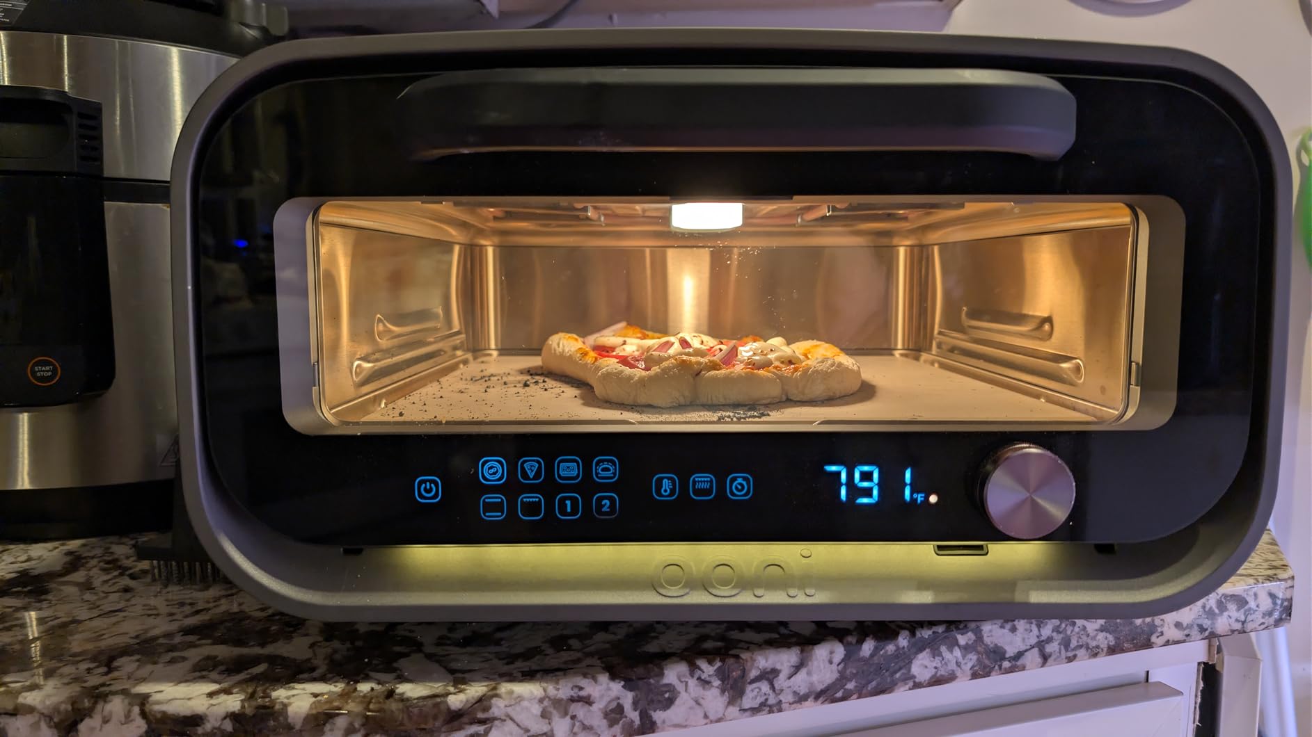 Ooni Volt 2 Electric Indoor Pizza Oven - Versatile Countertop Electric Toaster Oven, Cook 12 Inch Pizzas and More - Charcoal Grey customer photo 2