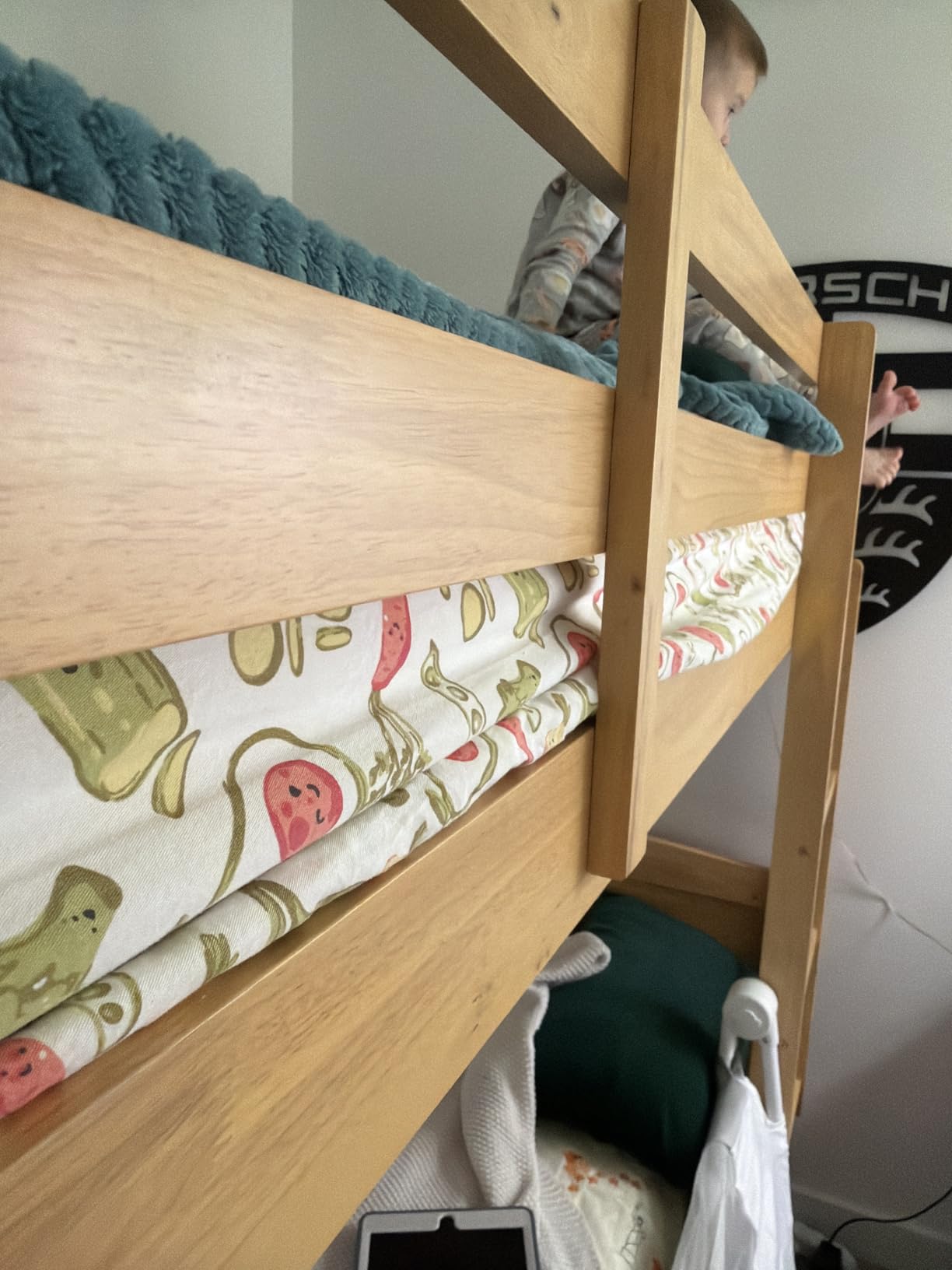 AMERLIFE Bunk Bed Twin Over Twin with Storage Drawers, Solid Wood 2-in-1 Convertible Loft Bed with Ladders, Toddler Wood Bunk Bed for Kids and Teens Bedroom customer photo 2