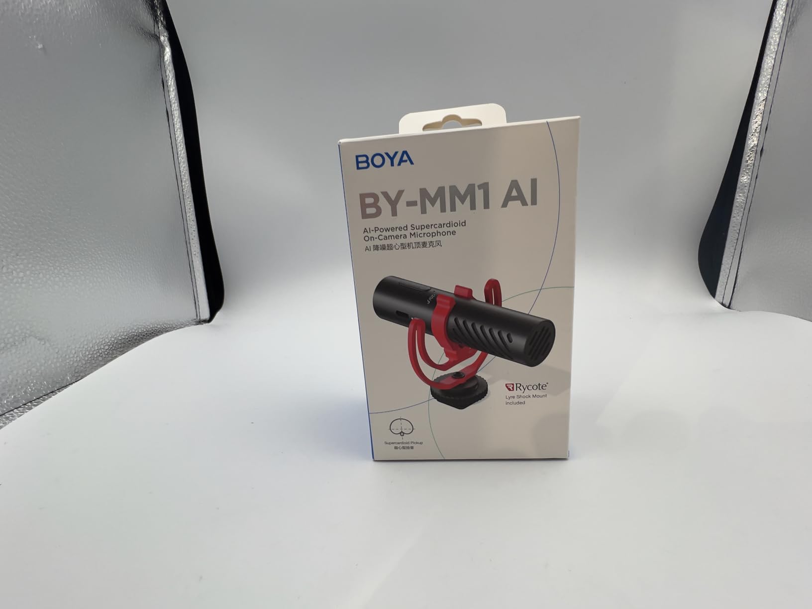 BOYA BY-MM1 AI On-Camera Shotgun Mic with AI Noise Cancellation, APP Control customer photo 2