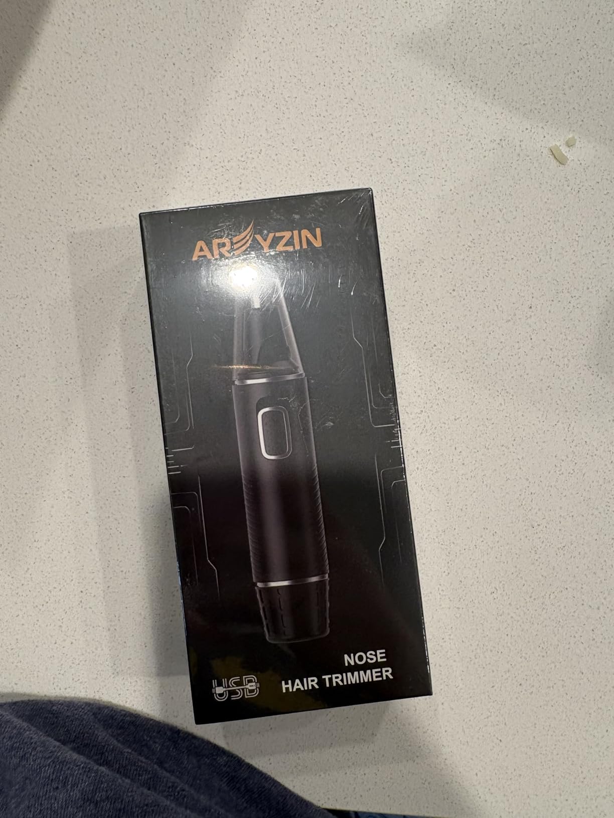 AREYZIN Nose Hair Trimmer for Men, Rechargeable Ear and Nose Trimmer, 2026 Professional 2 in 1 Painless Eyebrow & Facial Hair Trimmer with IPX7 Waterproof Dual Edge Blades customer photo 1