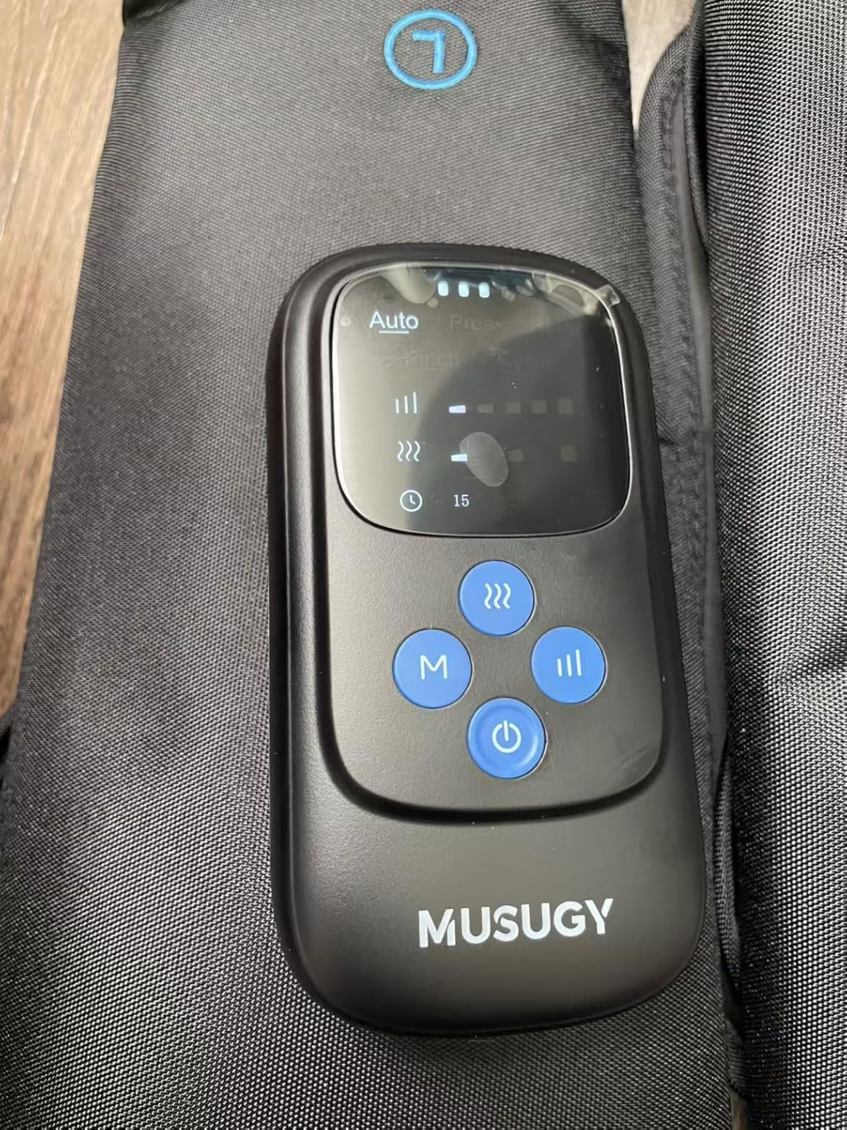 Cordless Calf Massager with Heat and Compression: Rechargeable Leg Compression Massager with 5 Modes, 5 Intensities for Pain Relief and Circulation customer photo 2
