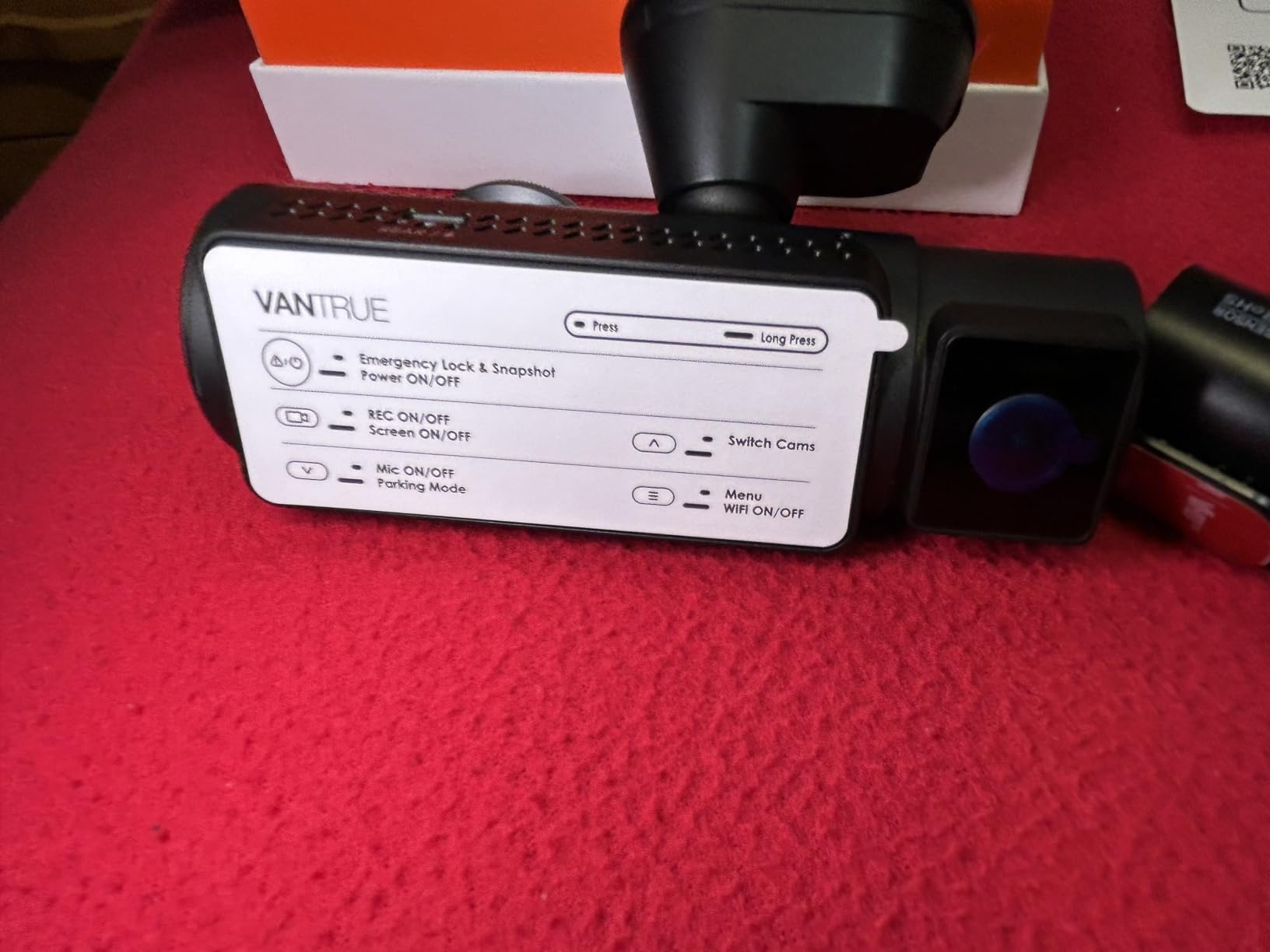 Vantrue N4 Pro S 4K 3 Channel Dash Cam, Triple STARVIS 2 Dash Camera, 4K+1080P+2.5K Front and Rear Inside, HDR IR Night Vision, 24/7 Buffered Parking Mode, GPS, Wi-Fi, Support 1TB (RC18) customer photo 1