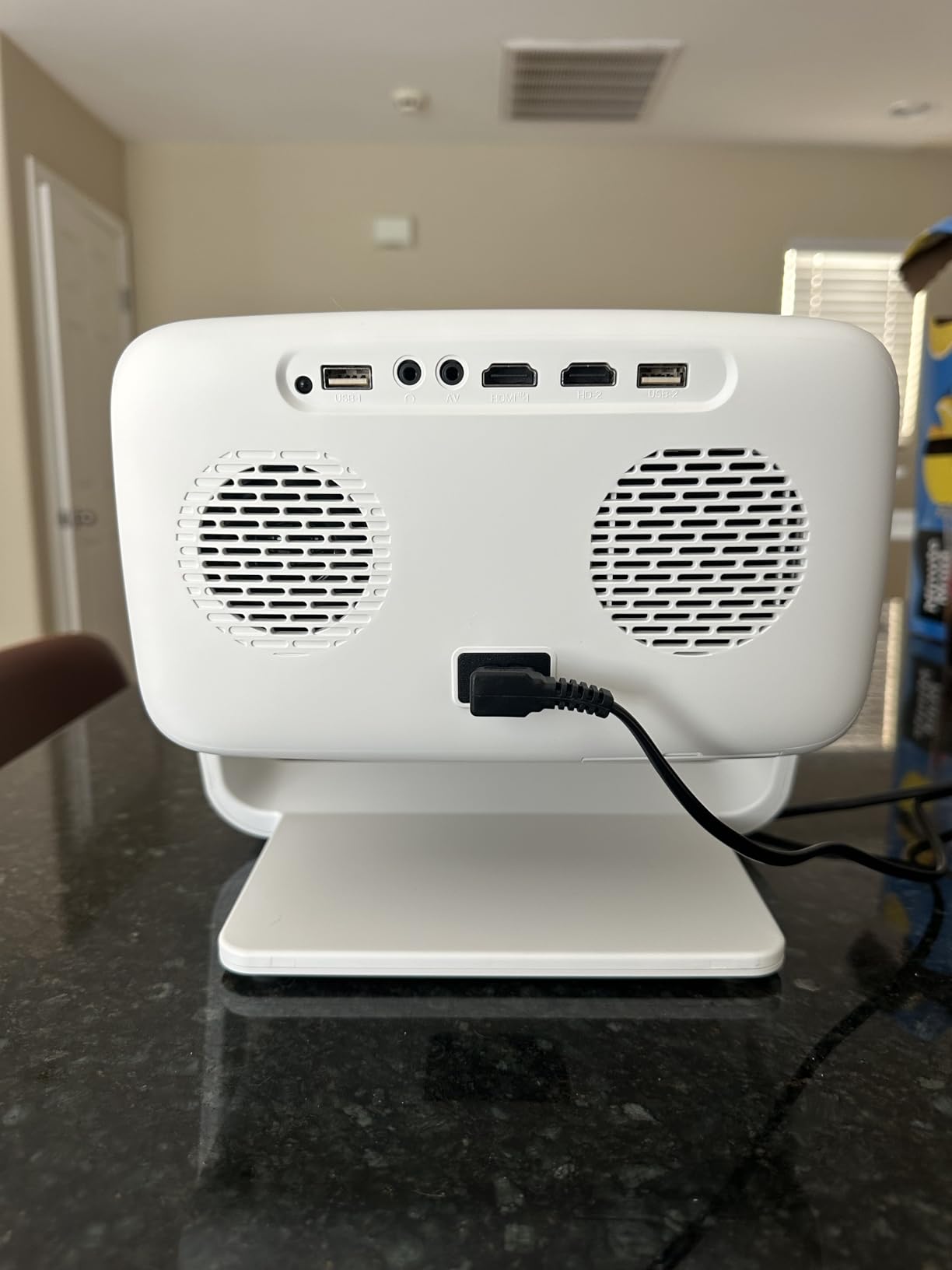 [3500 Ultra Bright/Official Apps Downloads/65W Dolby Audio/4K Support] Smart Outdoor Projector with WiFi and Bluetooth, Auto Focus, All-in-One Streaming Apps Proyector, 2026 Upgraded from Grey Model customer photo 1