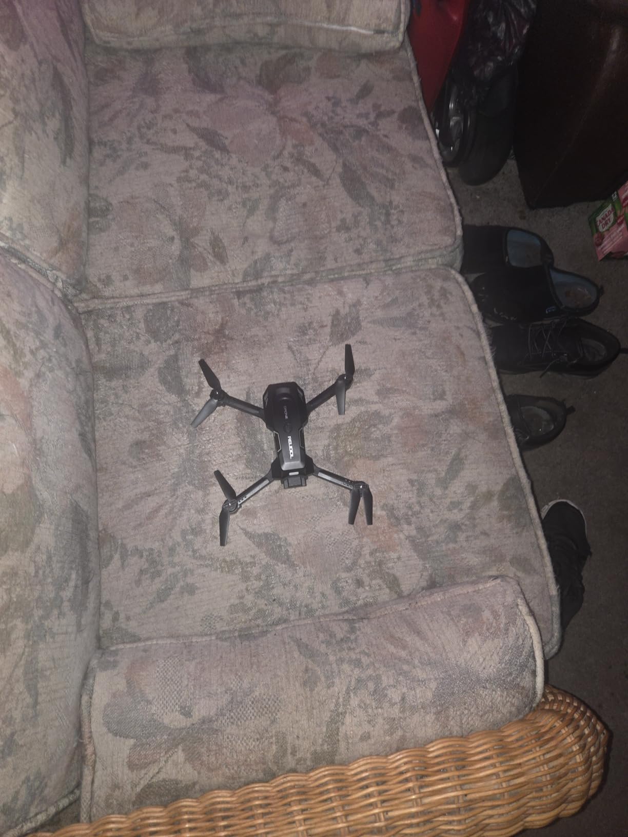 Drone with Camera - Drone with Screen on Controller for Beginners, Foldable Remote Control Quadcopter with Gesture Control, 3D Flip, One Key Start, Emergency Stop, 2 Batteries, Easier to use customer photo 2