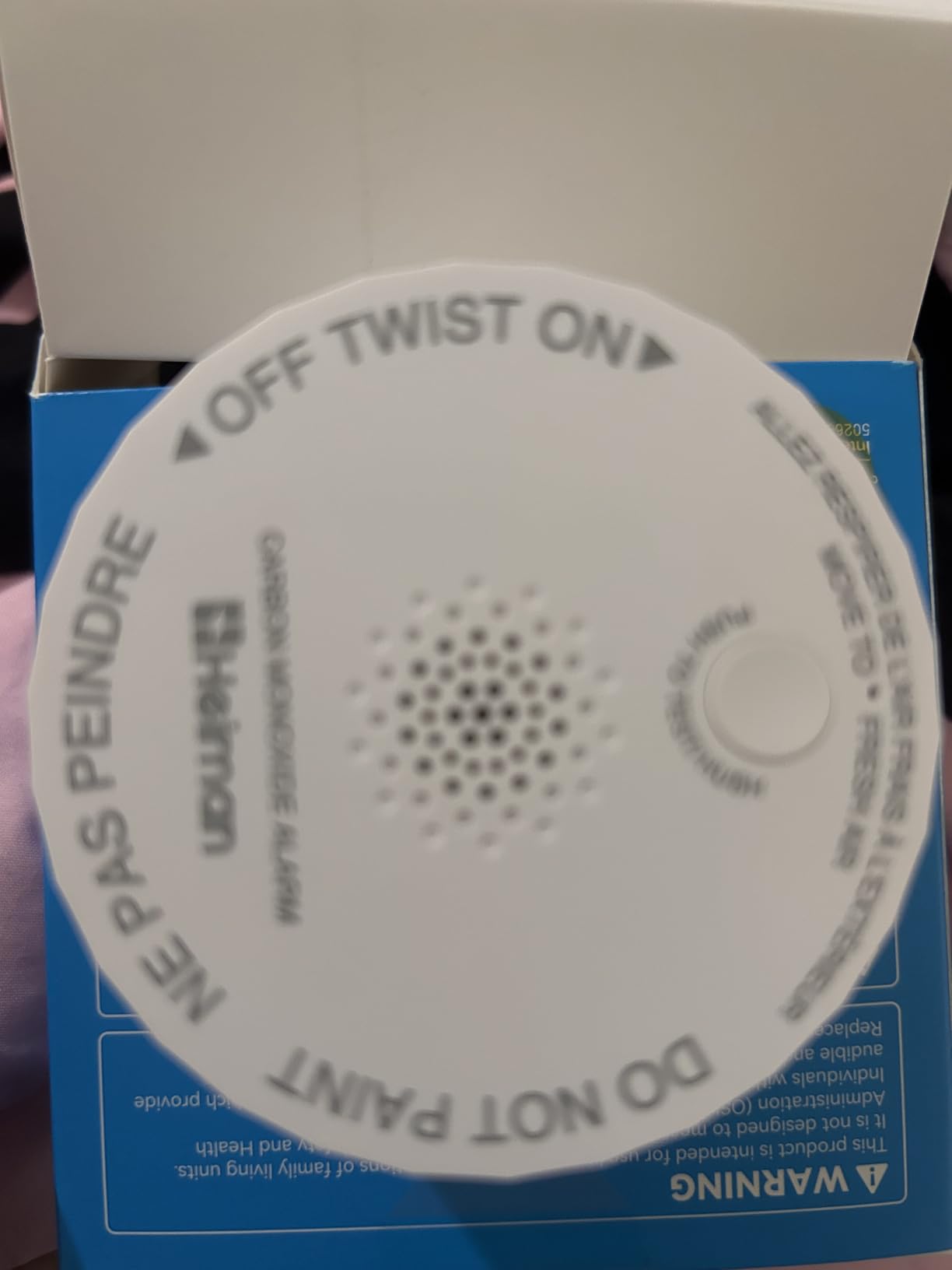 Heiman Smart Carbon Monoxide Detectors, Matter CO Detector, Real-time Notification, UL 2034 5th Certified, Wireless Battery Powered Mini Fire Alarm for Home customer photo 1