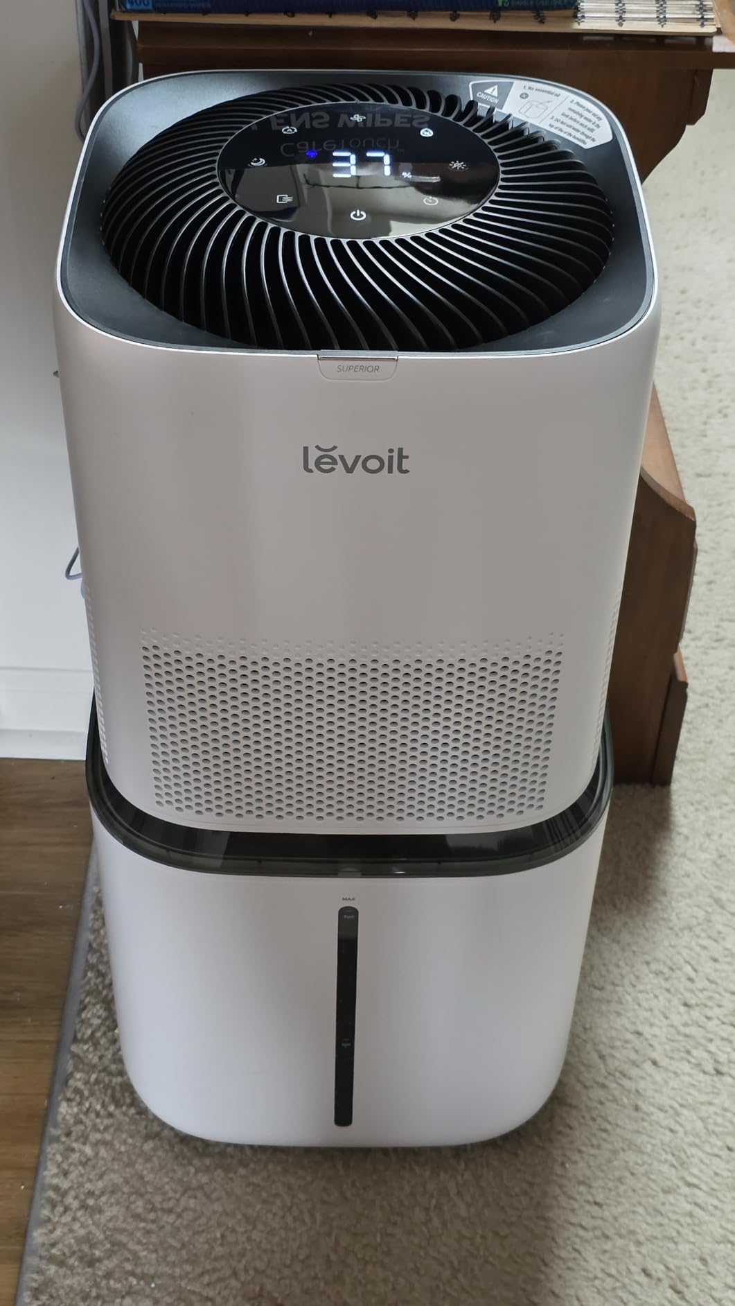 LEVOIT Superior 6000S Smart Evaporative Humidifiers for Home Whole House up to 3000ft², 23L, Last 72-Hour, Premium Filter, Dry Mode, Wheels & Water Fill Hose, Foldable Storage, Sleep Mode, New Edition customer photo 2