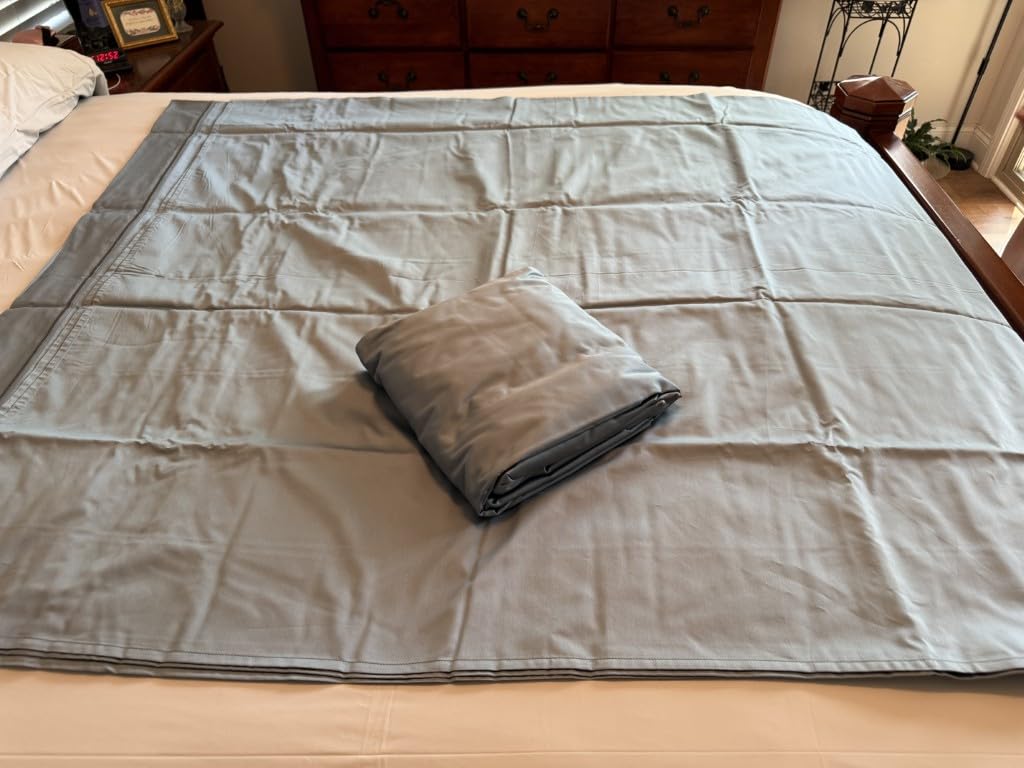 Bedsure 100% Giza Egyptian Cotton Sheets King Size - Luxury Hotel Sheets 18 Inches Deep Pocket with 4 Corner Straps, PureWoven Soft & Beathable Sateen Weave Bedsheets (White, King) customer photo 1