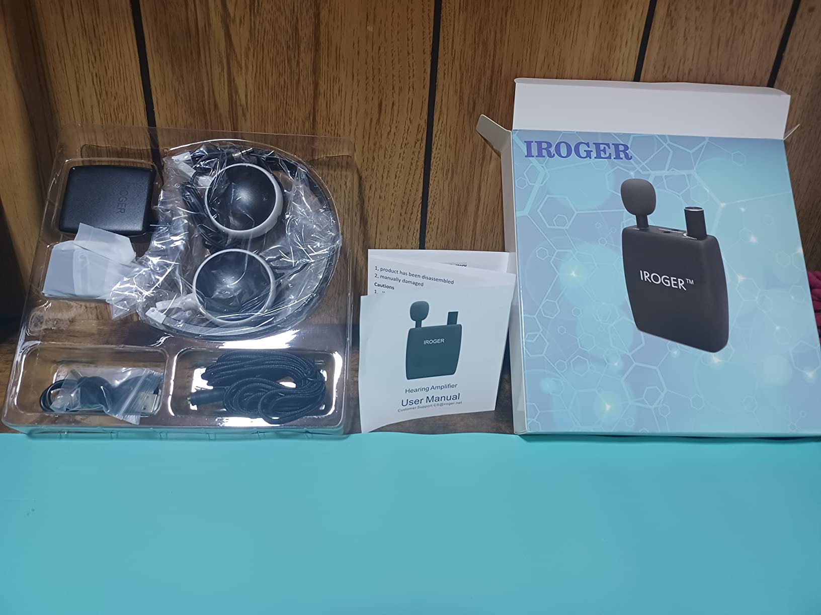 Hearing Amplifier Rechargeable Hearing Device with Headphone Personal Sound Amplifier PSAP for Ears,Seniors,Directional Microphone customer photo 1