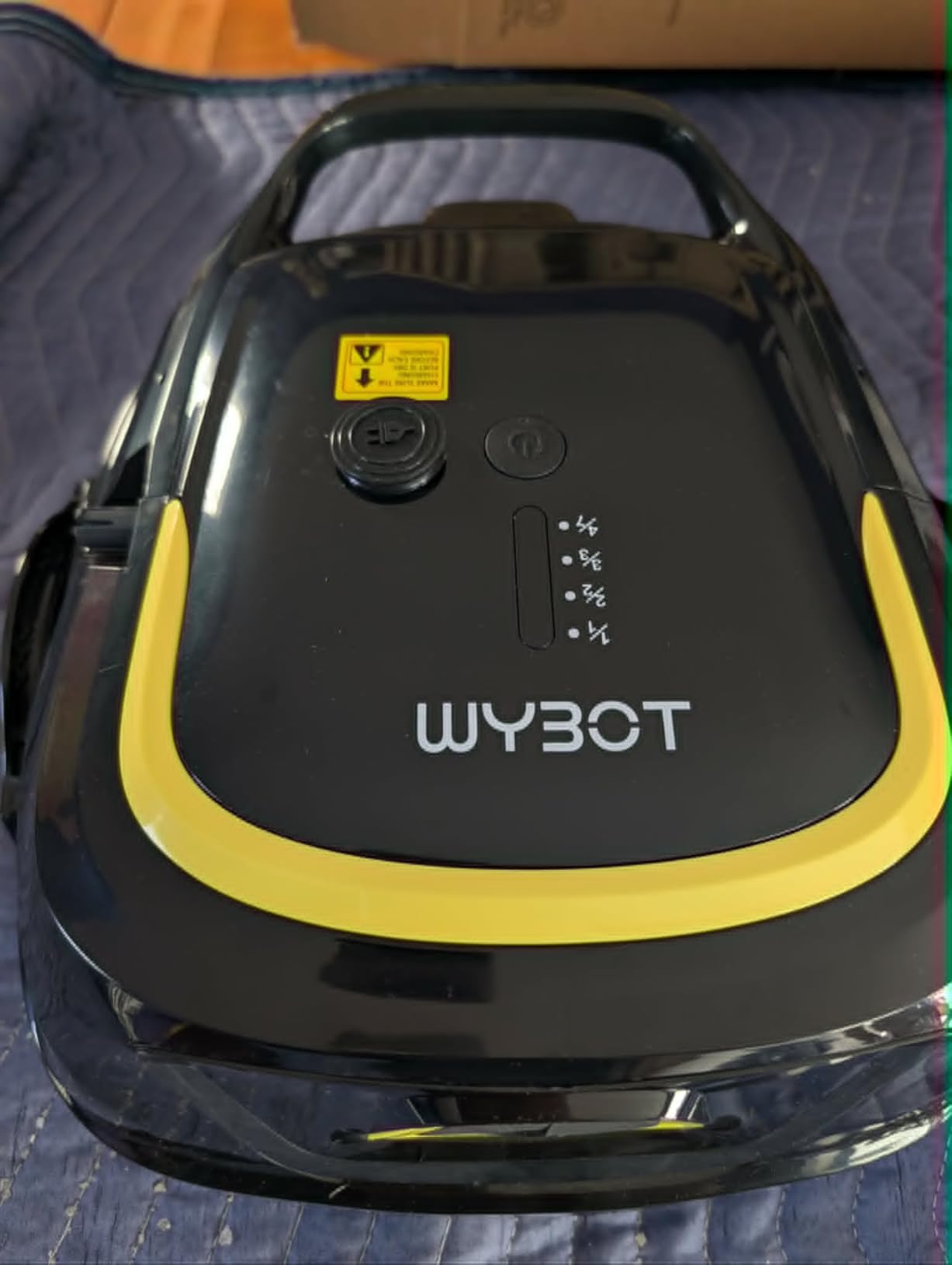 WYBOT A1 Robotic Pool Cleaner - Dual-Layer Filtration, Strong Suction, 130-Min Runtime, Robot Pool Vacuum for Above-Ground & Flat Pools up to 1,100 Sq. Ft., 4 Cleaning Modes (Darkgrey) customer photo 2