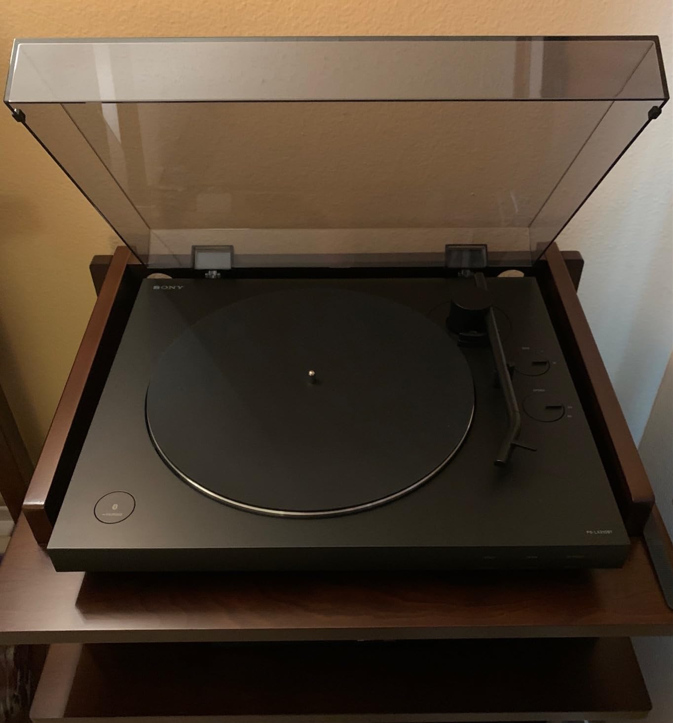Sony PS-LX3BT Wireless Bluetooth Turntable (2026 Model) : Fully Automatic Belt Drive Vinyl Record Player with Built-in Phono EQ, Black customer photo 2