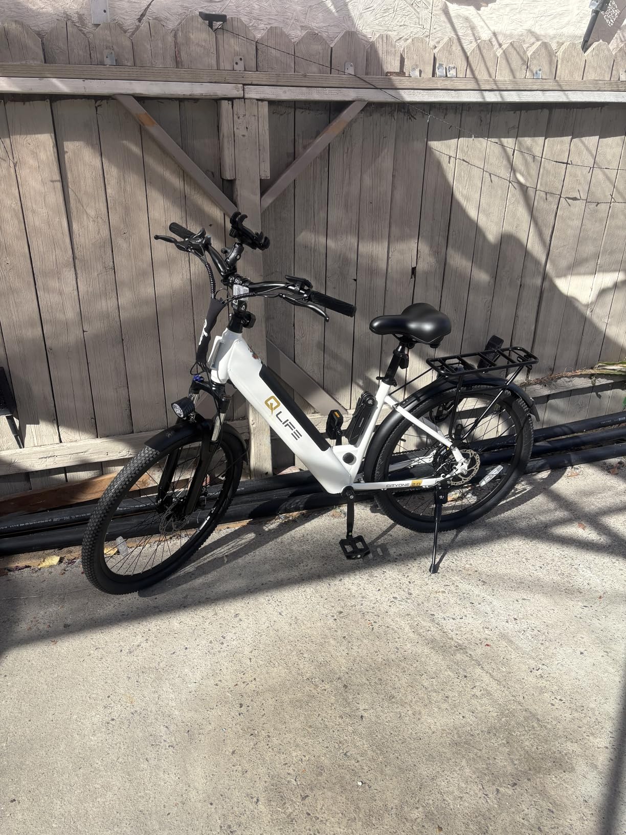 Qlife Cityone 2.0 Electric Bike for Adults, Up to 65Miles, 20+MPH, 1200W Peak Motor 26