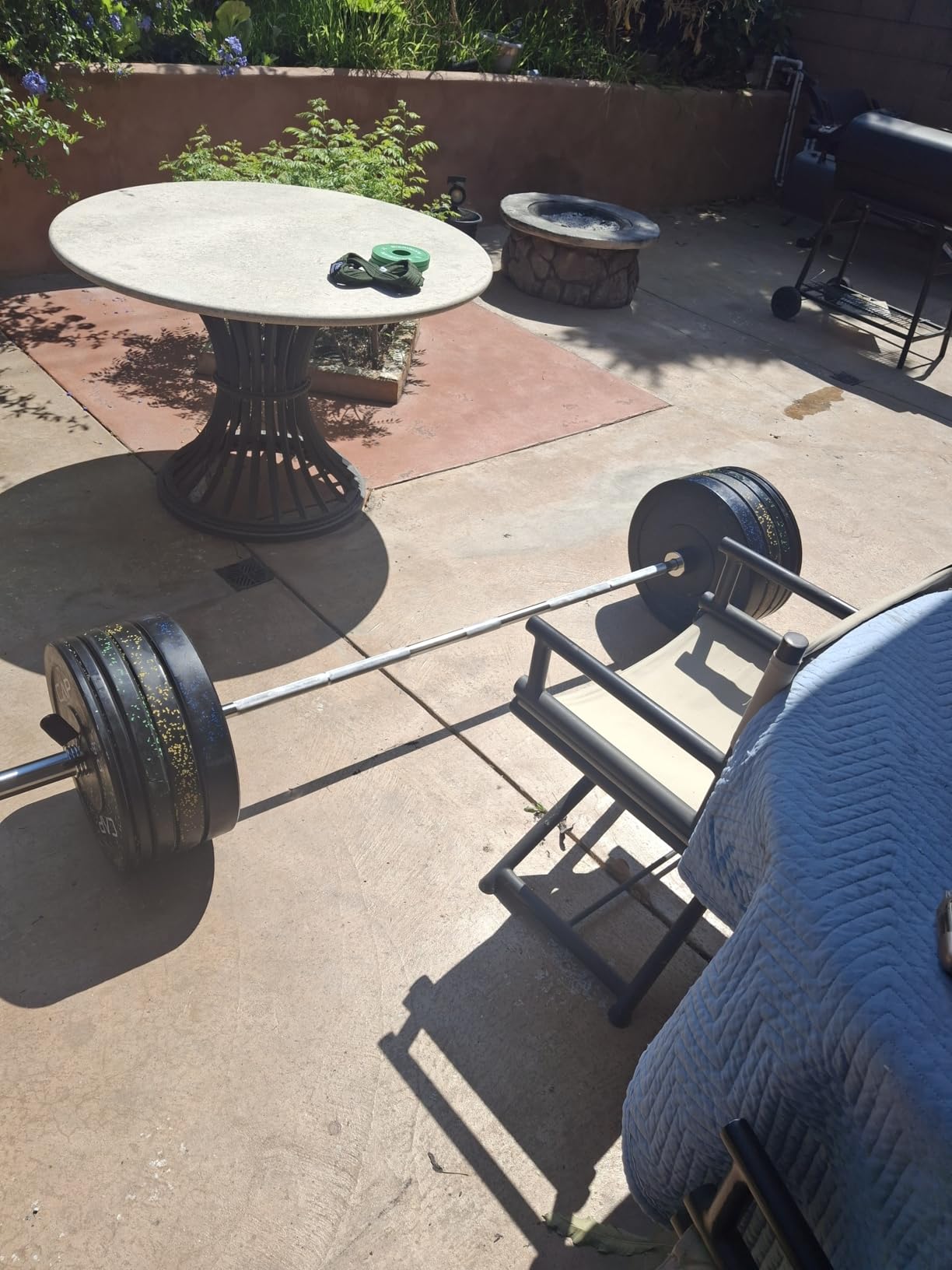 CAP Barbell Olympic Weight Set with 7ft Barbell & Bumper Plates | 160-370 lbs | Multiple Options customer photo 1