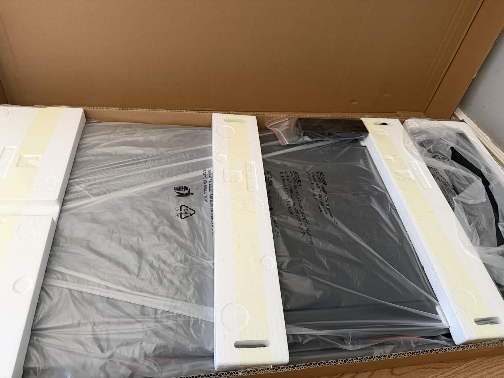3 in 1 Portable Treadmill with Incline, Foldable Treadmill with Three Screen, 12 Preset Programs, 400Lbs Capacity customer photo 1
