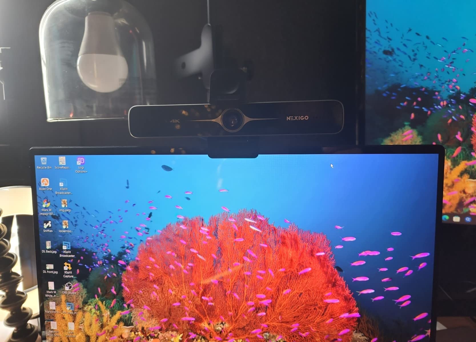 NexiGo N680E Pro 4K Webcam with Ring Light, PDAF Autofocus, 1080p 60FPS, Dual Noise-Canceling Mics, Privacy Shutter, USB Plug-and-Play for Zoom, Teams, Twitch, Google Meet customer photo 2