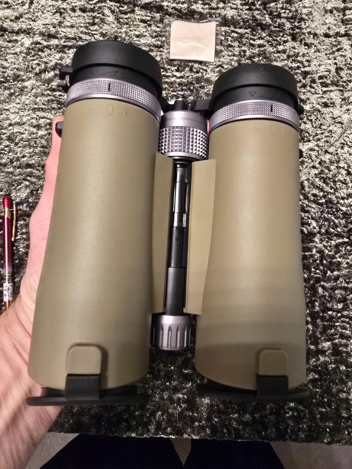 Rangefinder Binoculars for Hunting, 1968 Yard Long Range Laser Rangefinding 10x42mm, Fast 0.15s IP65 Waterproof ±0.5m Accuracy Range Finder Built in for Hunter/Outdoors customer photo 2