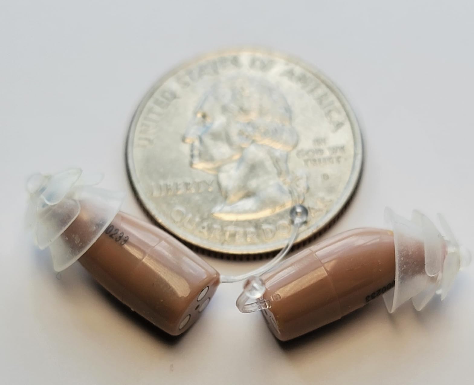 Ceretone Supermini Rechargeable Hearing Aids for Seniors, Invisible OTC Hearing Aids with Advanced Wind Noise Management - Auto Turn On&Off - Easy Operation, (Not Amplifiers) (Beige) customer photo 2